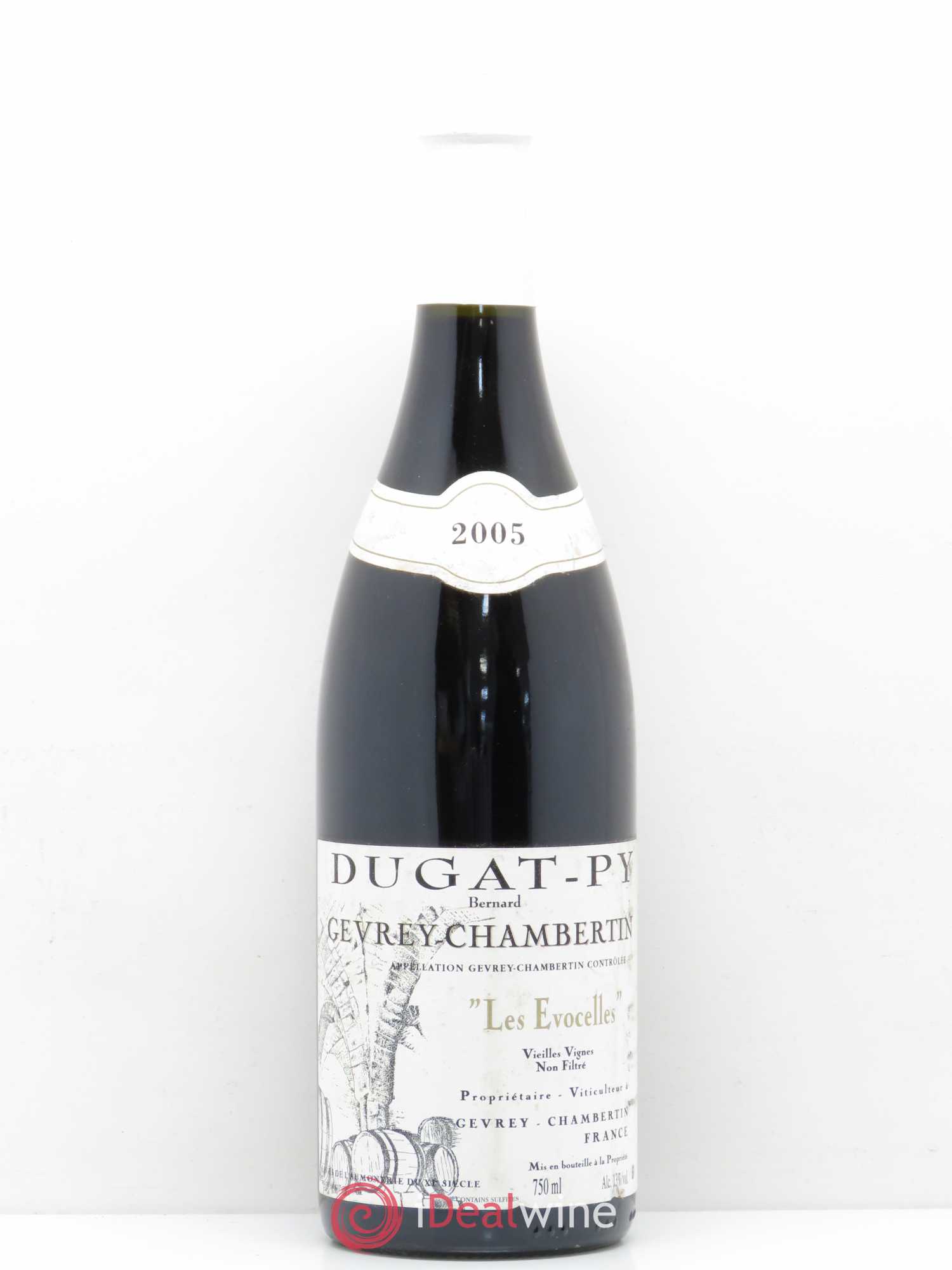 Gevrey-Chambertin Les Evocelles Vieilles Vignes Dugat-Py Vieilles vignes 2005 - Lot de 1 bouteille - 0