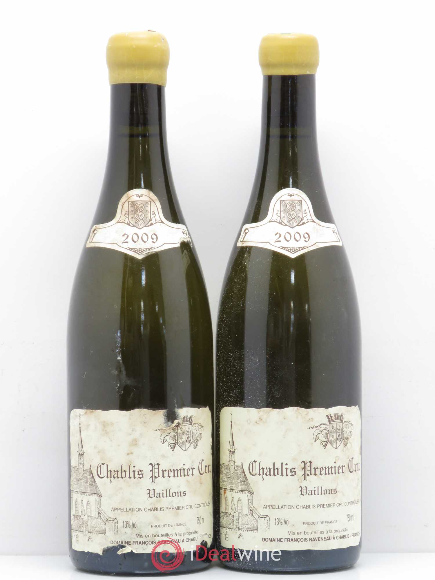 Chablis 1er Cru Vaillons Raveneau (Domaine) 2009 - Lot de 2 bouteilles - 0