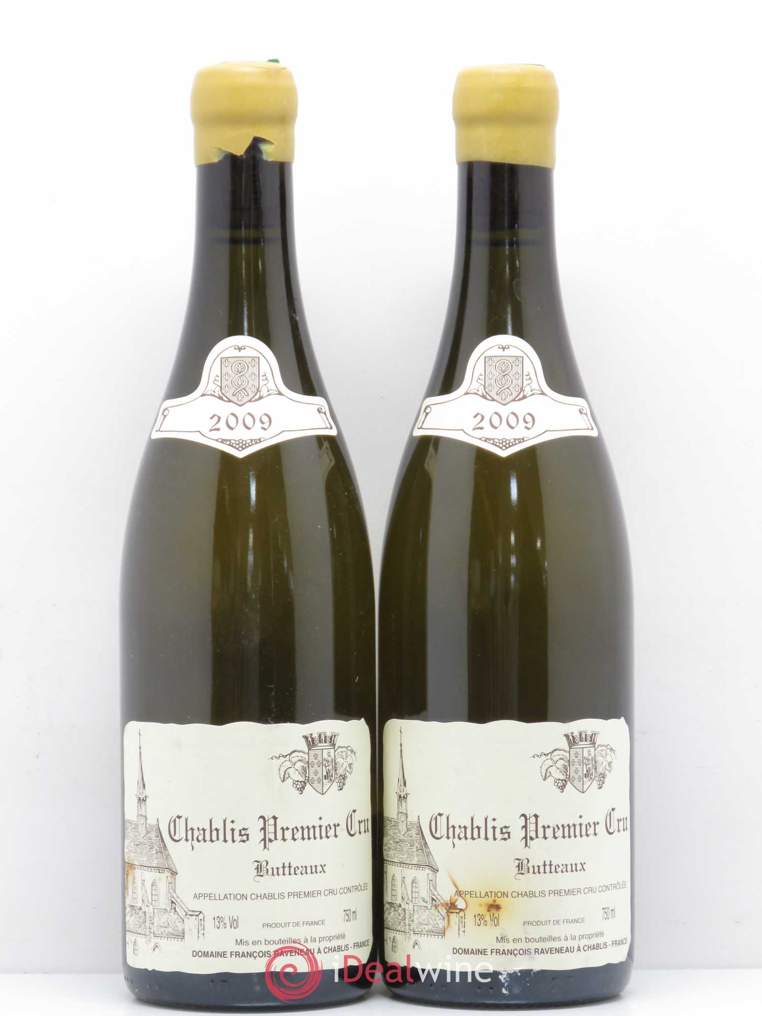 Chablis 1er Cru Butteaux Raveneau (Domaine) 2009 - Lot de 2 bouteilles - 0