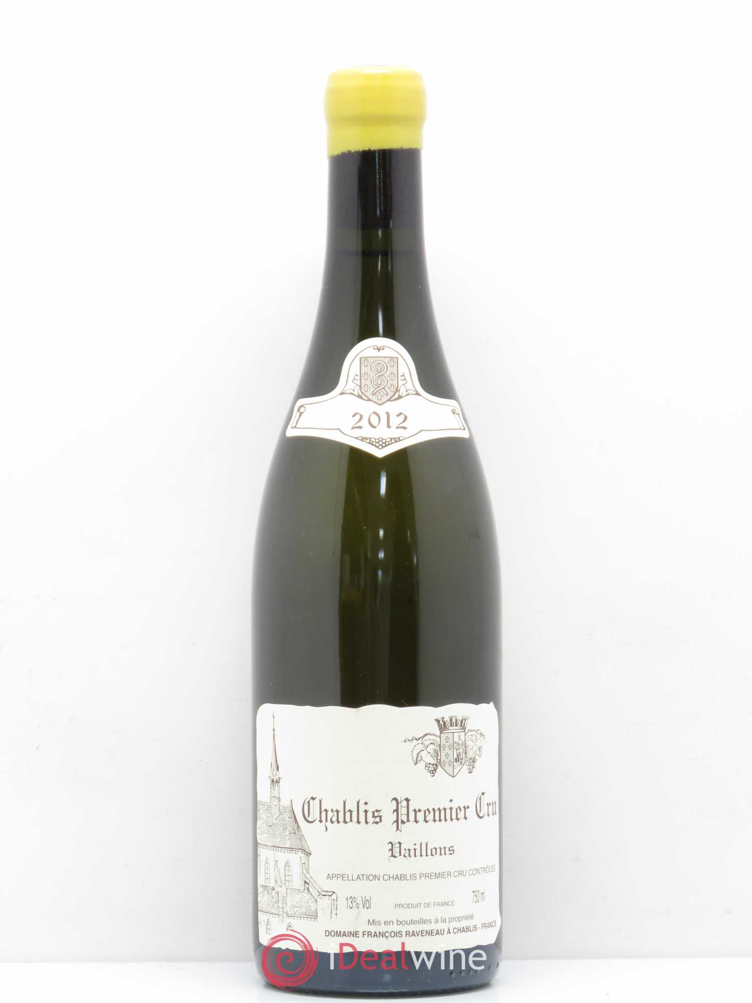 Chablis 1er Cru Vaillons Raveneau (Domaine) 2012 - Lot de 1 bouteille - 0