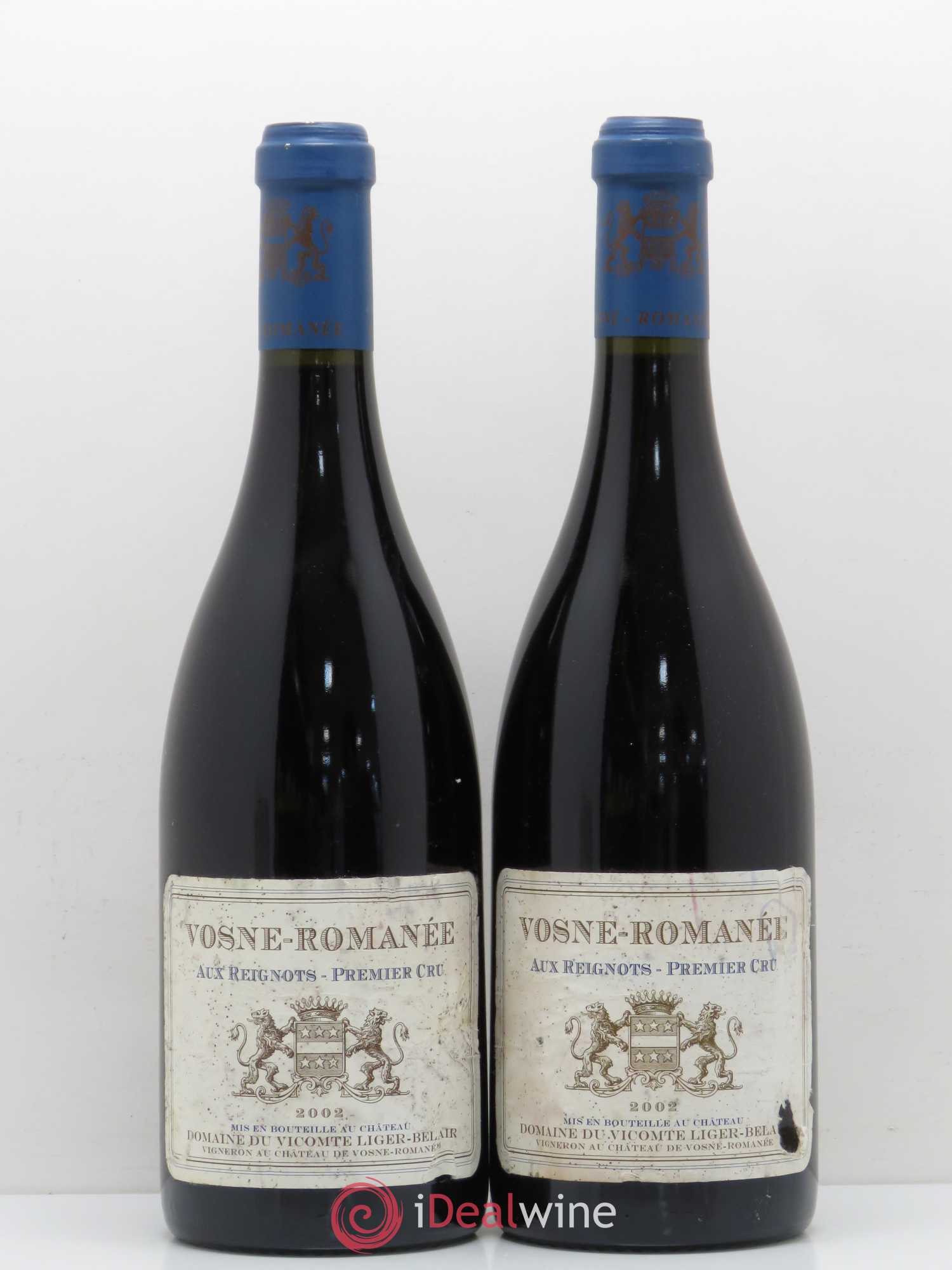 Vosne-Romanée 1er Cru Aux Reignots Ch. de Vosne-Romanée Comte Liger-Belair (Domaine du) 2002 - Lot de 2 bouteilles - 0