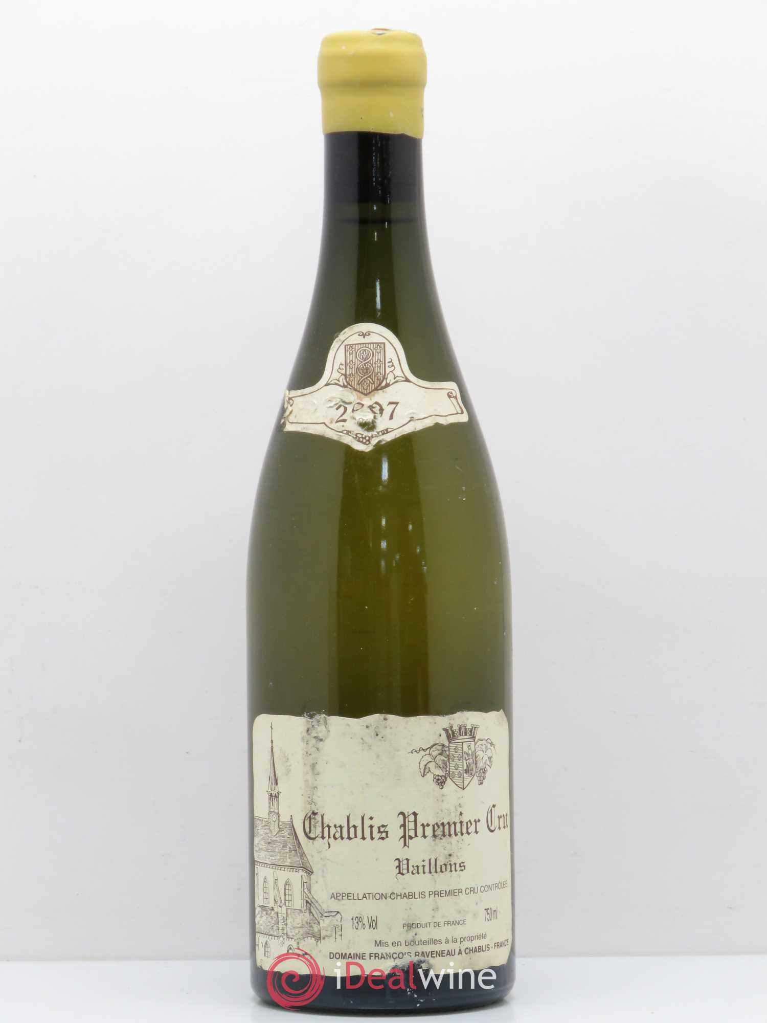 Chablis 1er Cru Vaillons Raveneau (Domaine) 2007 - Lot de 1 bouteille - 0