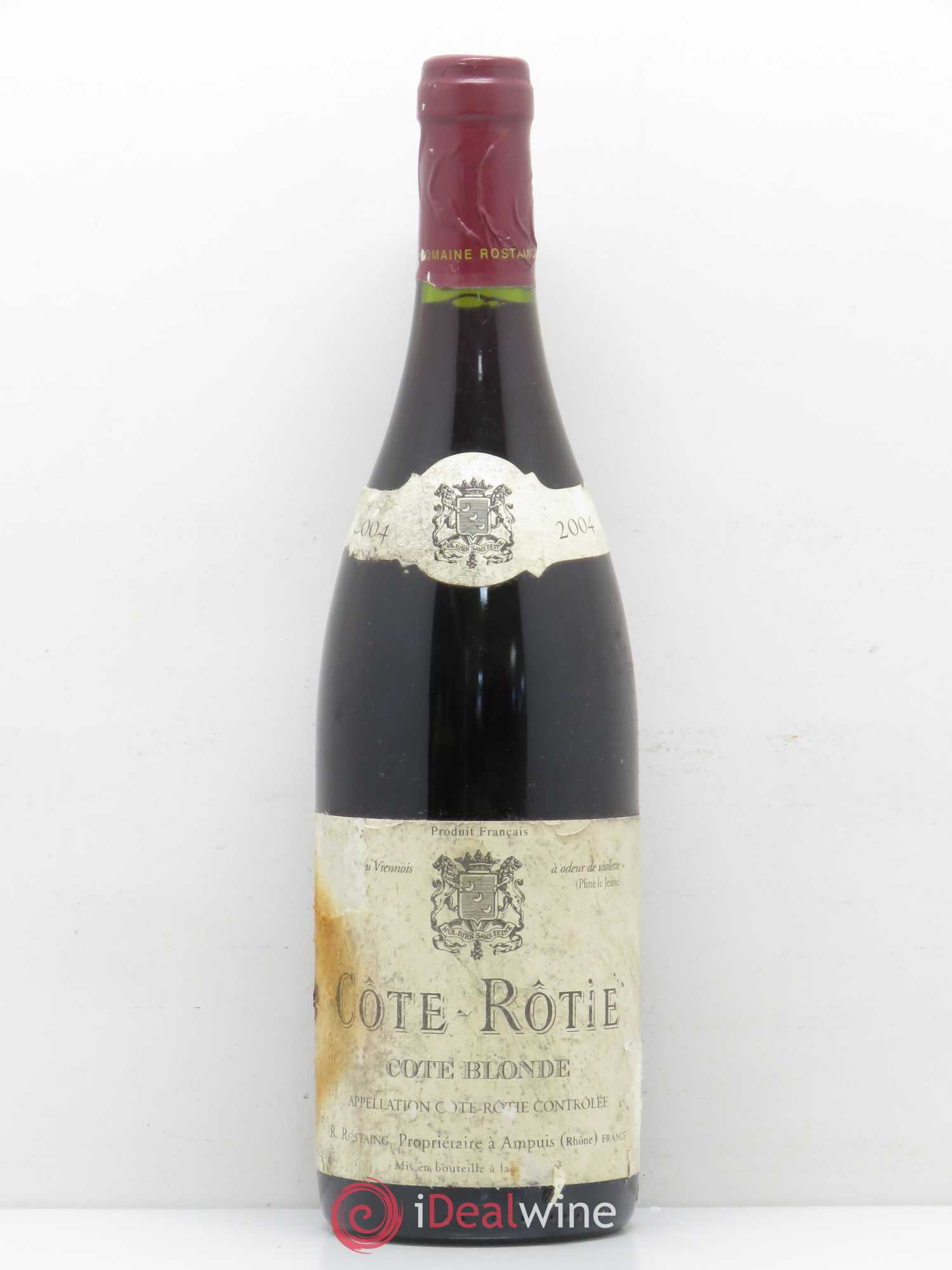 Côte-Rôtie Côte Blonde René Rostaing 2004 - Posten von 1 Flasche - 0