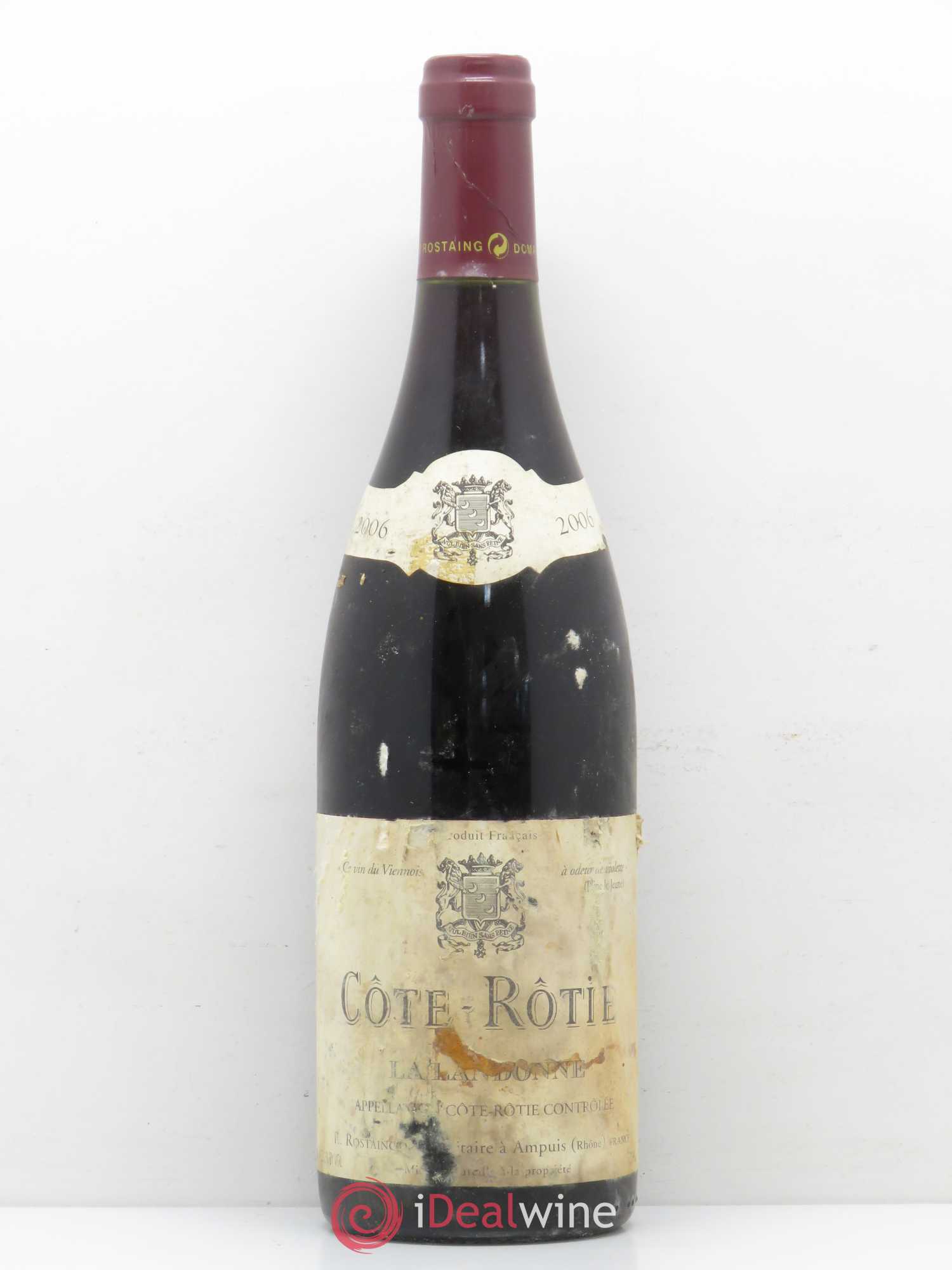 Côte-Rôtie La Landonne René Rostaing 2006 - Lot de 1 bouteille - 0
