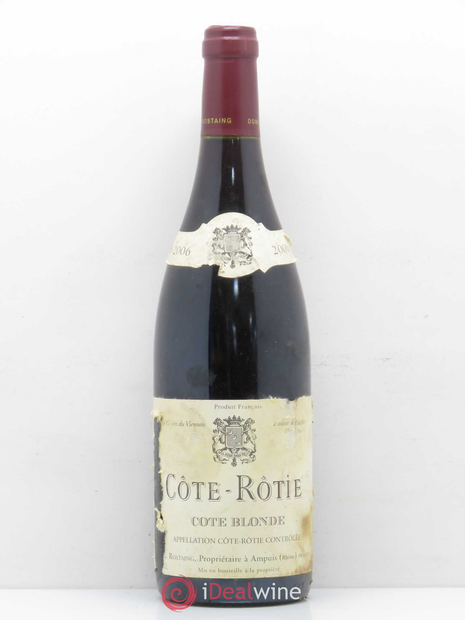 Côte-Rôtie Côte Blonde René Rostaing 2006 - Posten von 1 Flasche - 0