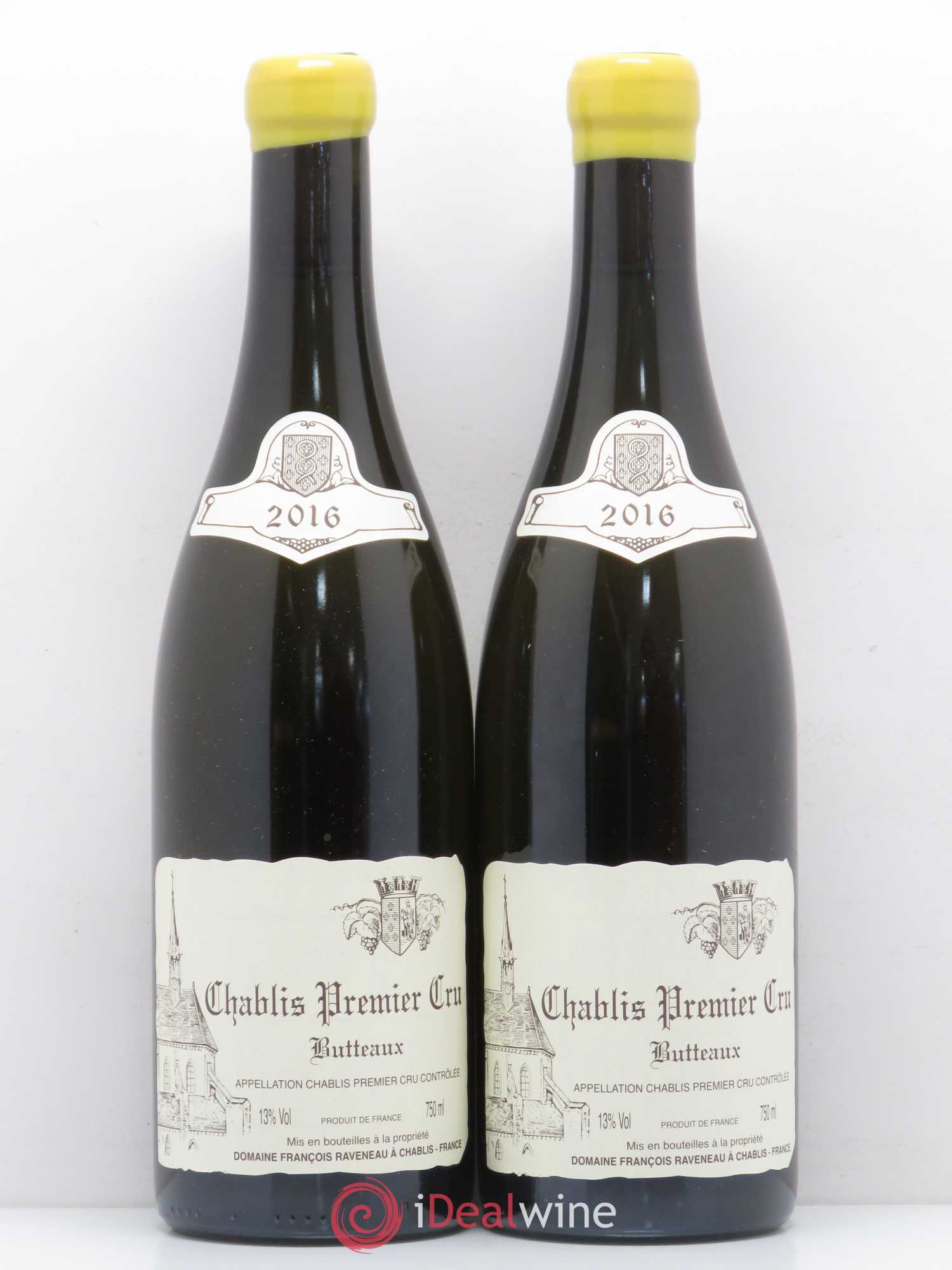 Chablis 1er Cru Butteaux Raveneau (Domaine) 2016 - Lot de 2 bouteilles - 0
