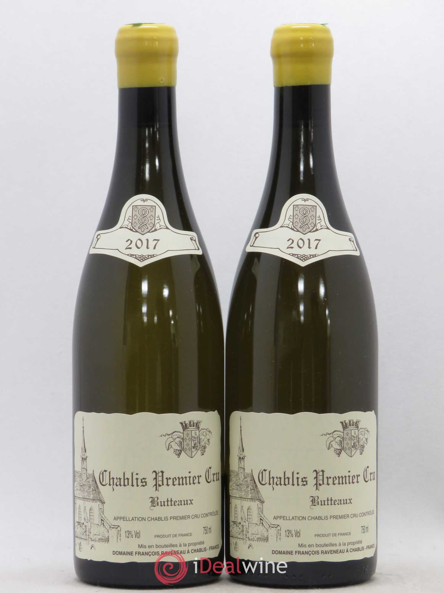 Chablis 1er Cru Butteaux Raveneau (Domaine) 2017 - Lot de 2 bouteilles - 0