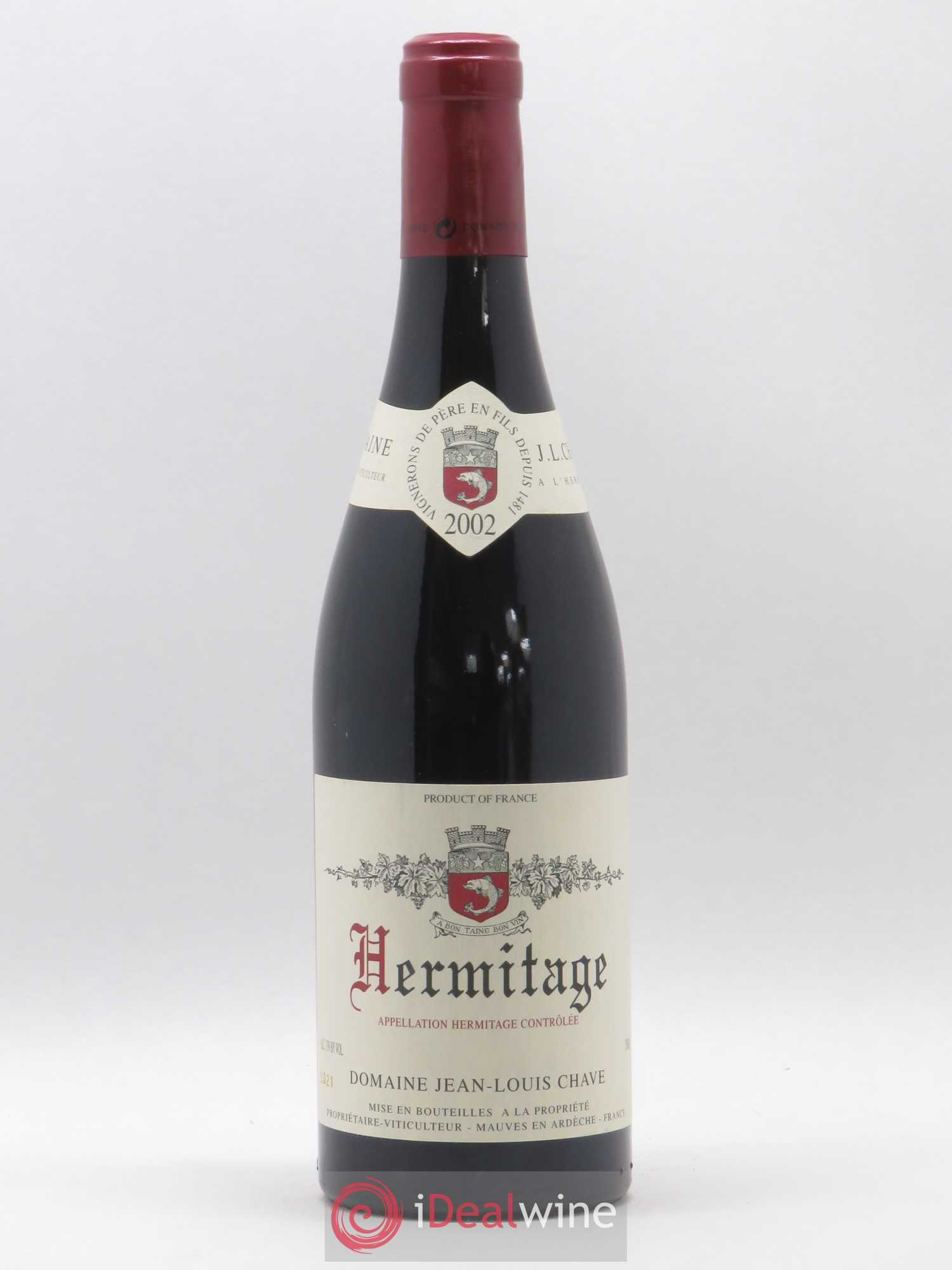 Hermitage Jean-Louis Chave 2002 - Lot de 1 bouteille - 0