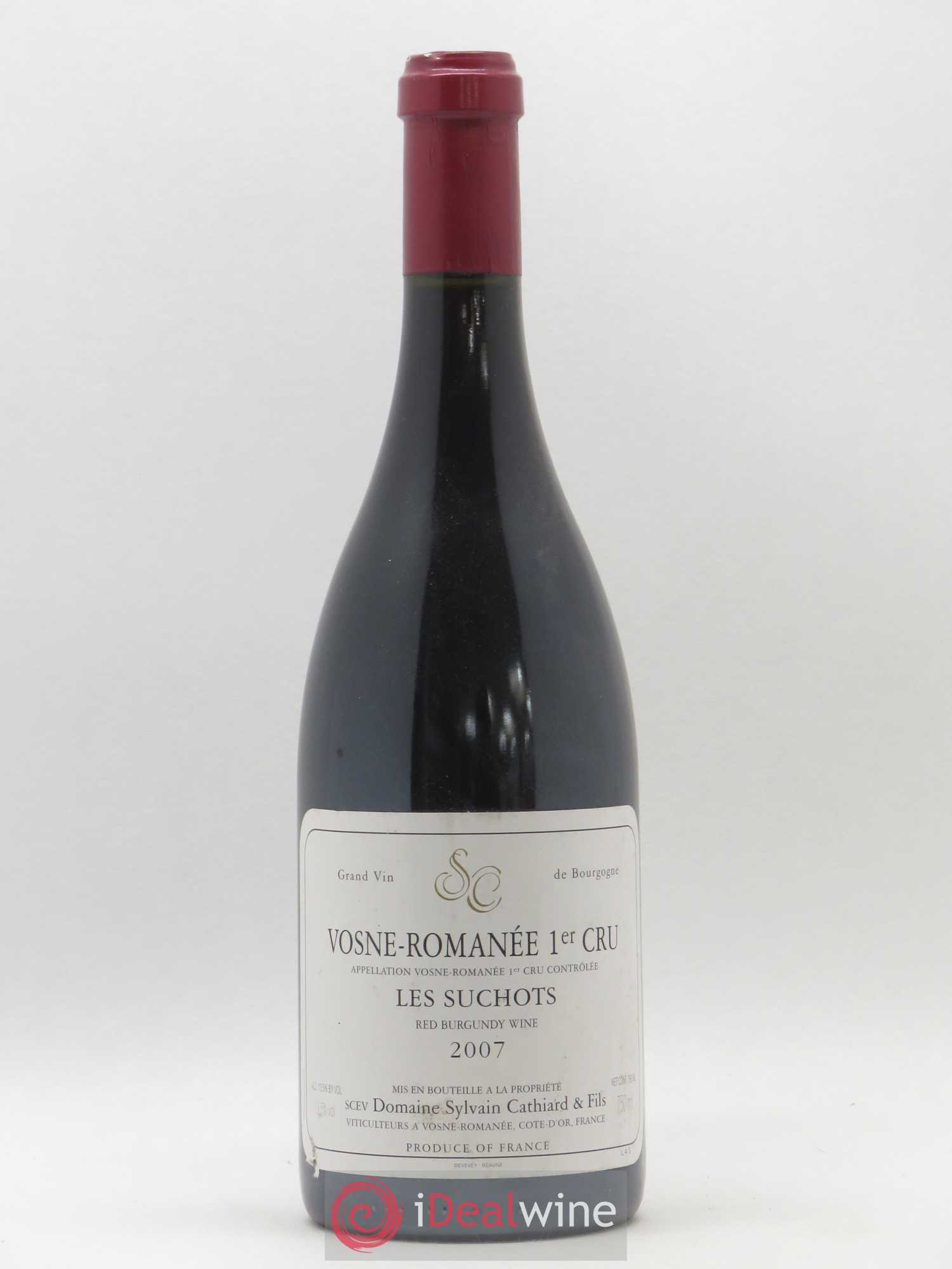 Vosne-Romanée 1er Cru Les Suchots Sylvain Cathiard & Fils 2007 - Lot de 1 bouteille - 0