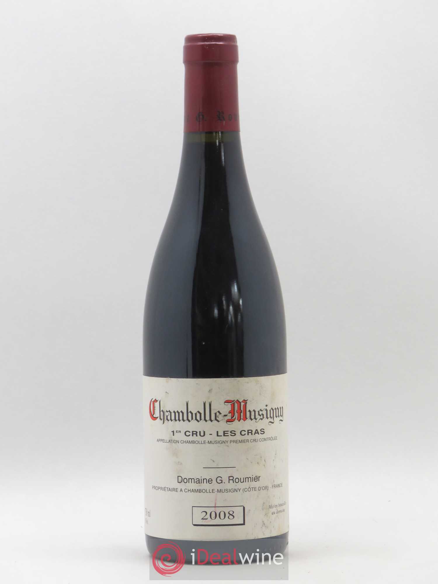 Chambolle-Musigny 1er Cru Les Cras Georges Roumier (Domaine) 2008 - Lot de 1 bouteille - 0