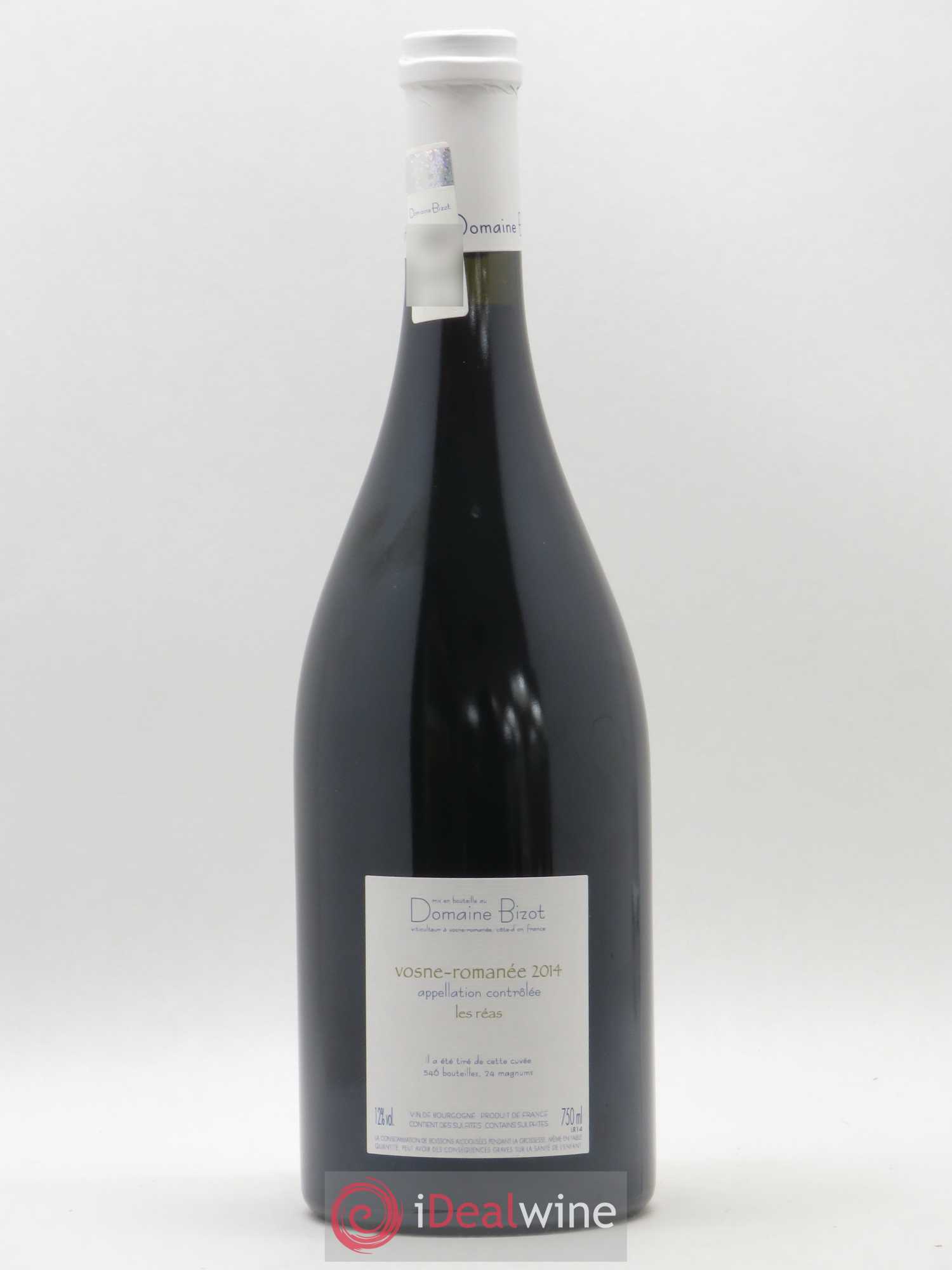 Vosne-Romanée Les Réas Bizot (Domaine) 2014 - Lot de 1 bouteille - 1