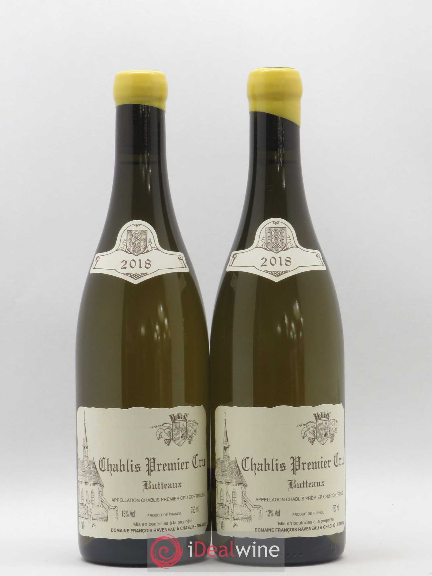 Chablis 1er Cru Butteaux Raveneau (Domaine) 2018 - Lot de 2 bouteilles - 0