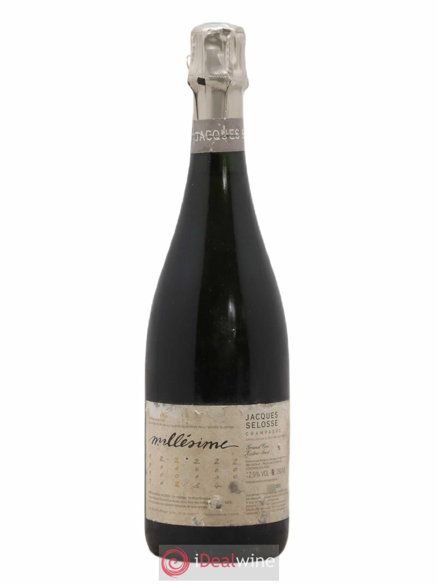 Blanc de Blancs Grand Cru Extra-Brut Jacques Selosse 2002 - Lot of 1 bottle - 0