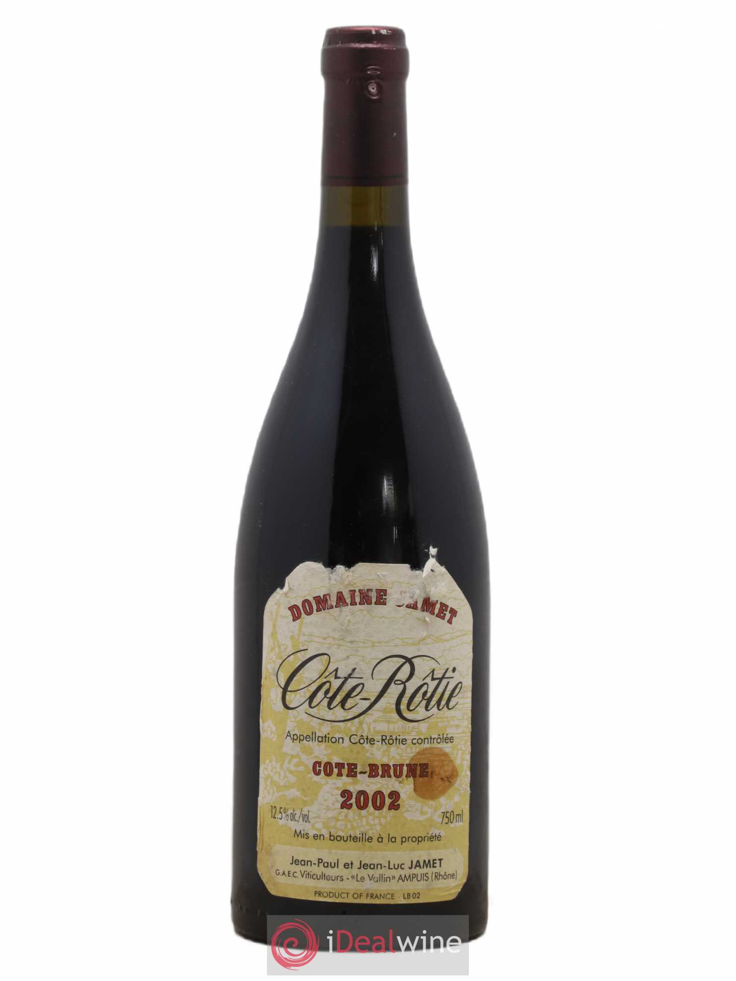Côte-Rôtie Côte Brune Jamet (Domaine) 2002 - Lot de 1 bouteille - 0