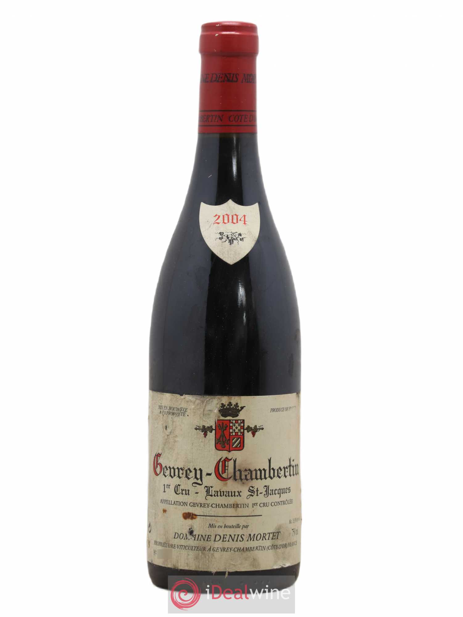 Gevrey-Chambertin 1er Cru Lavaux Saint Jacques Denis Mortet (Domaine) 2004 - Lot de 1 bouteille - 0