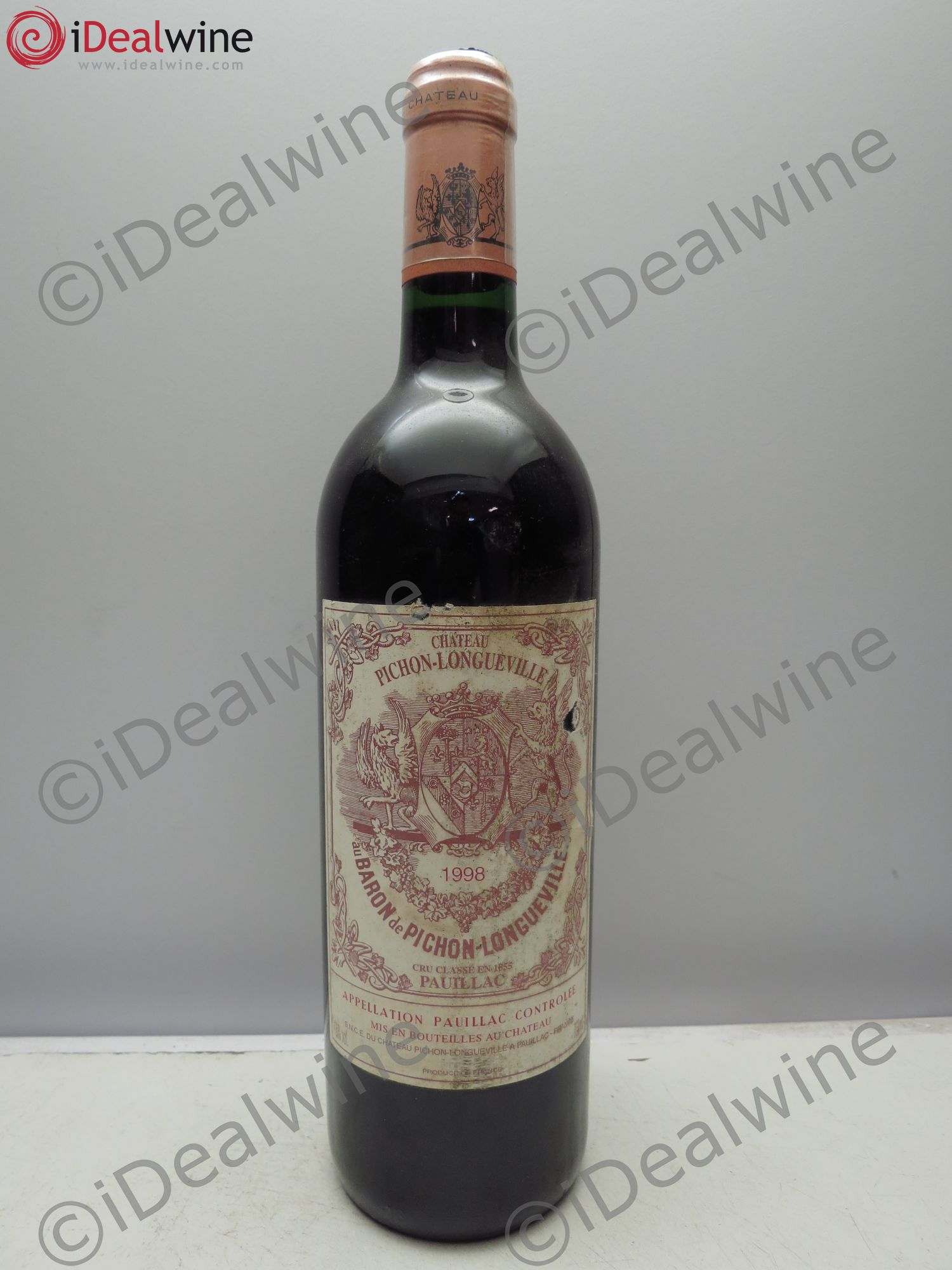 Pichon Longueville Baron 2ème Grand Cru Classé 1998 - Lot de 6 bouteilles - 0