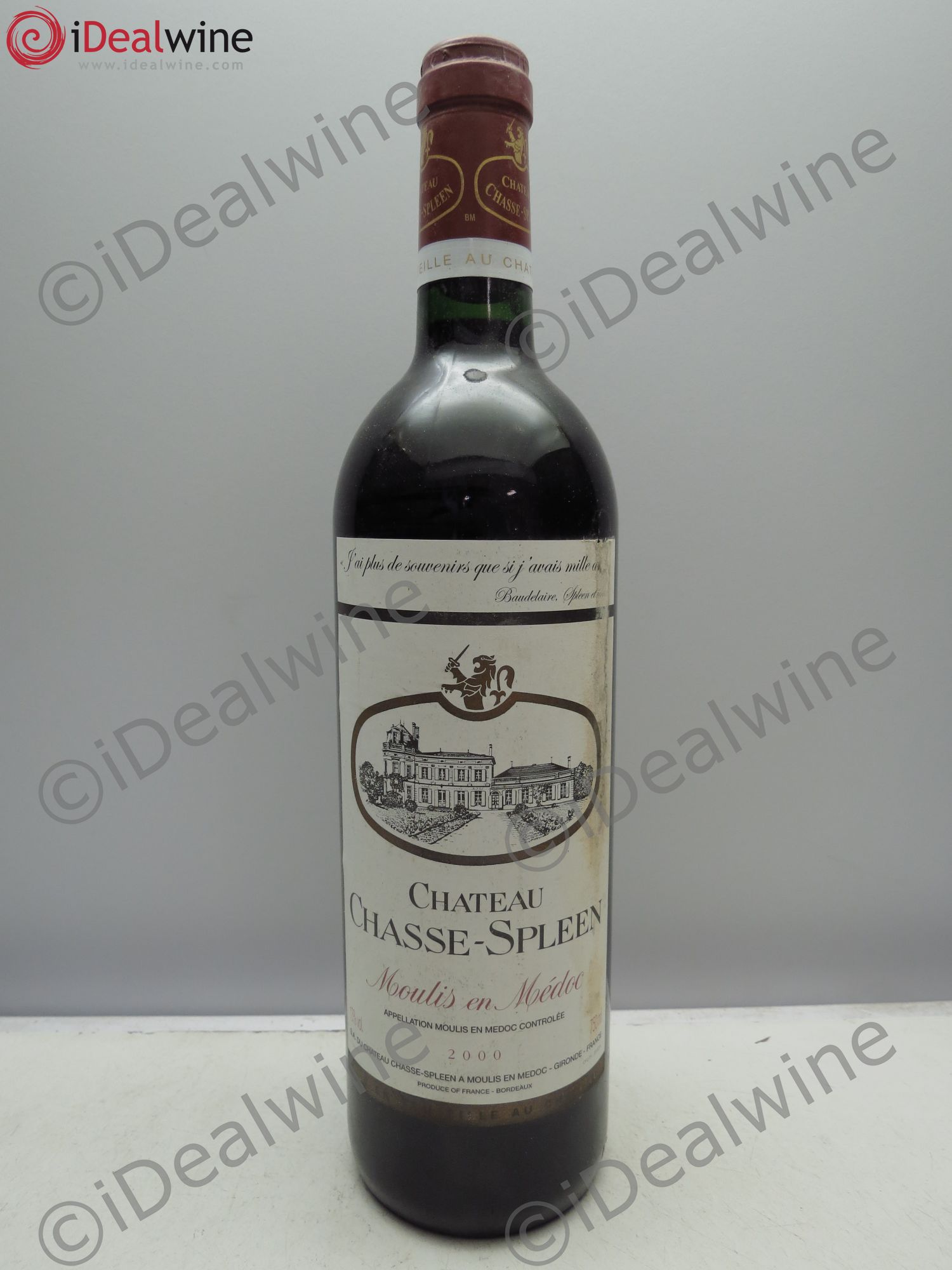 Château Chasse Spleen 2000 - Lot de 12 bouteilles - 0