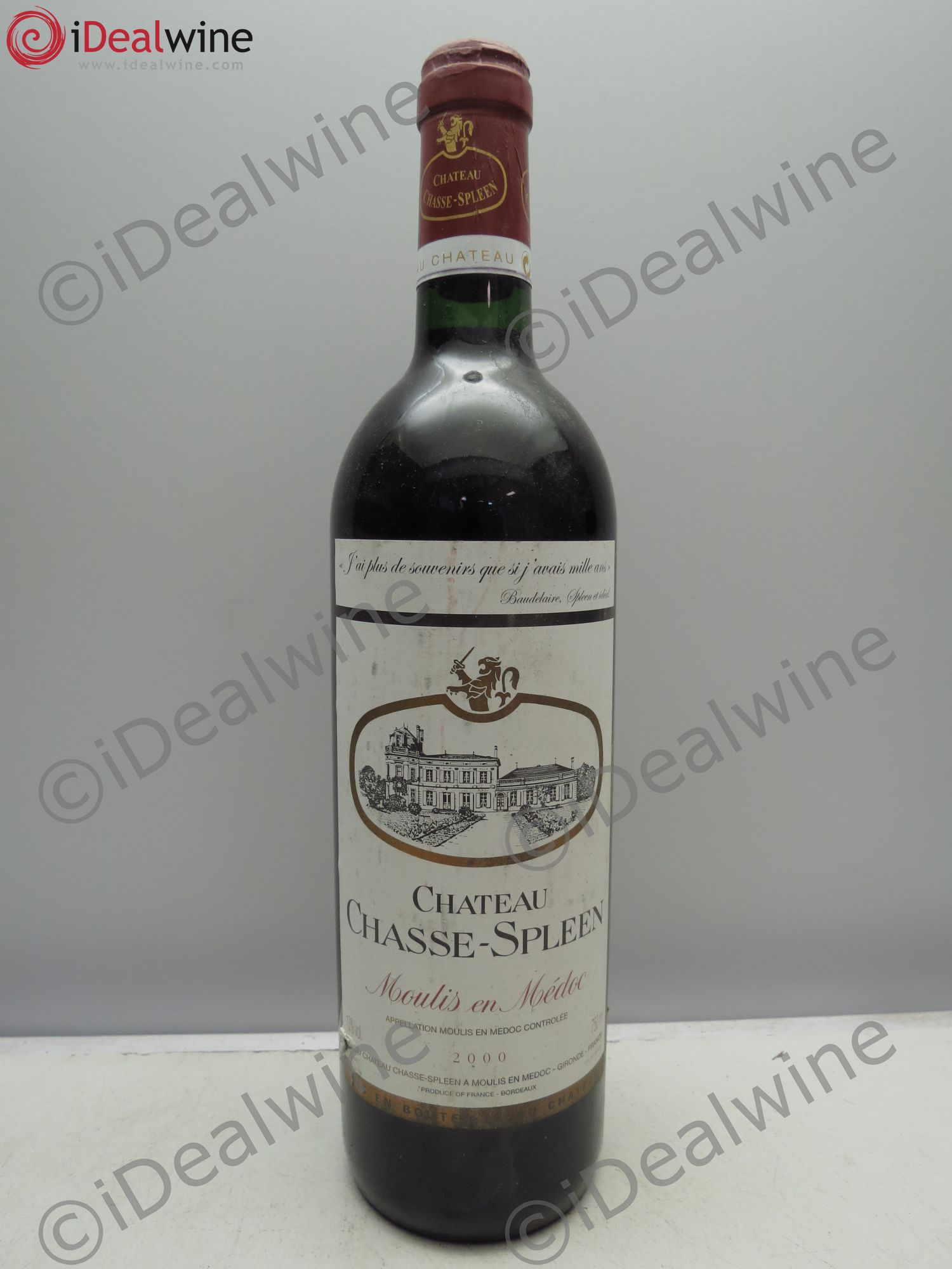 Château Chasse Spleen 2000 - Lot de 6 bouteilles - 0