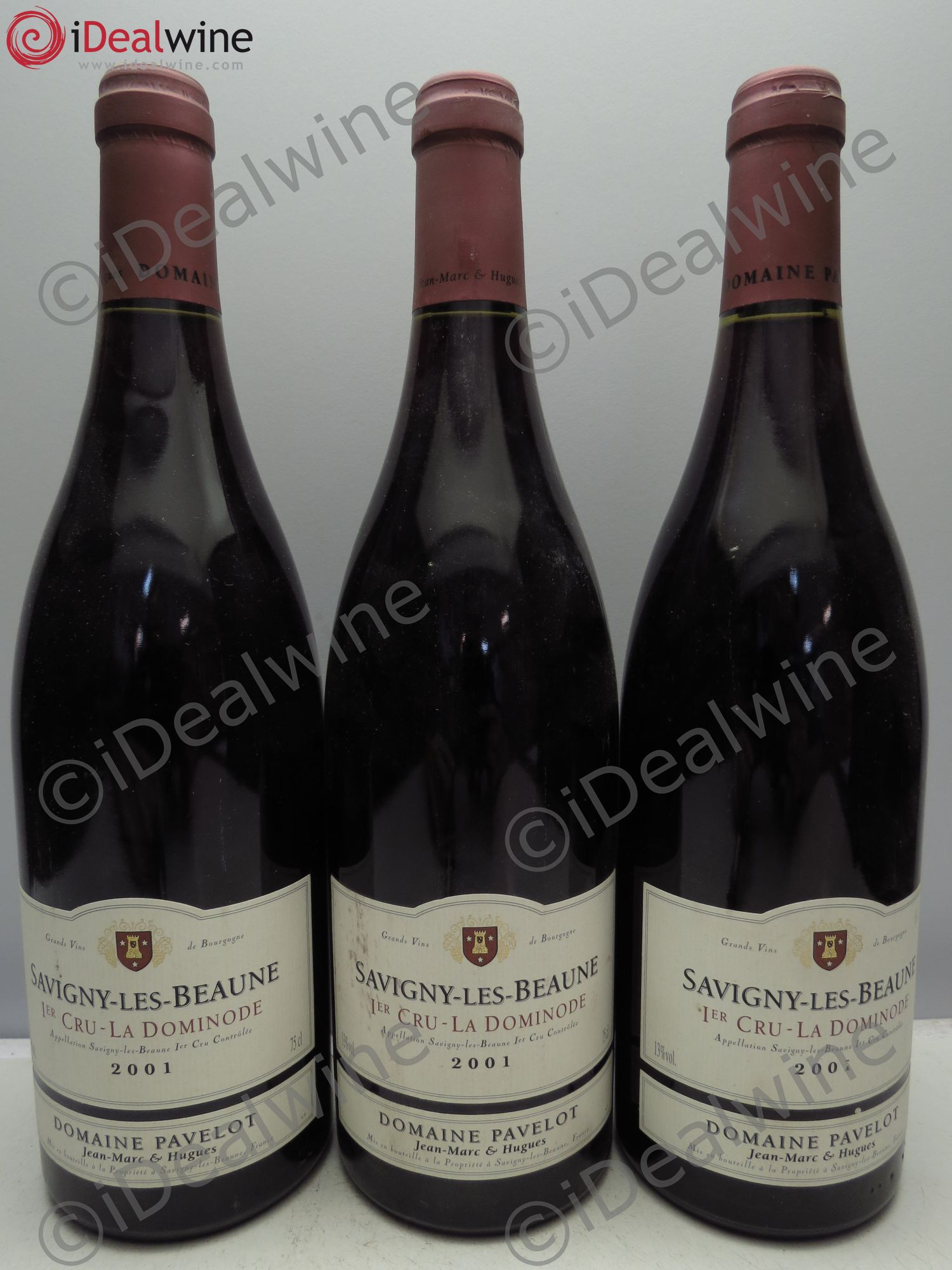 Savigny-lès-Beaune 1er Cru 2001 - Lot de 3 bouteilles - 0