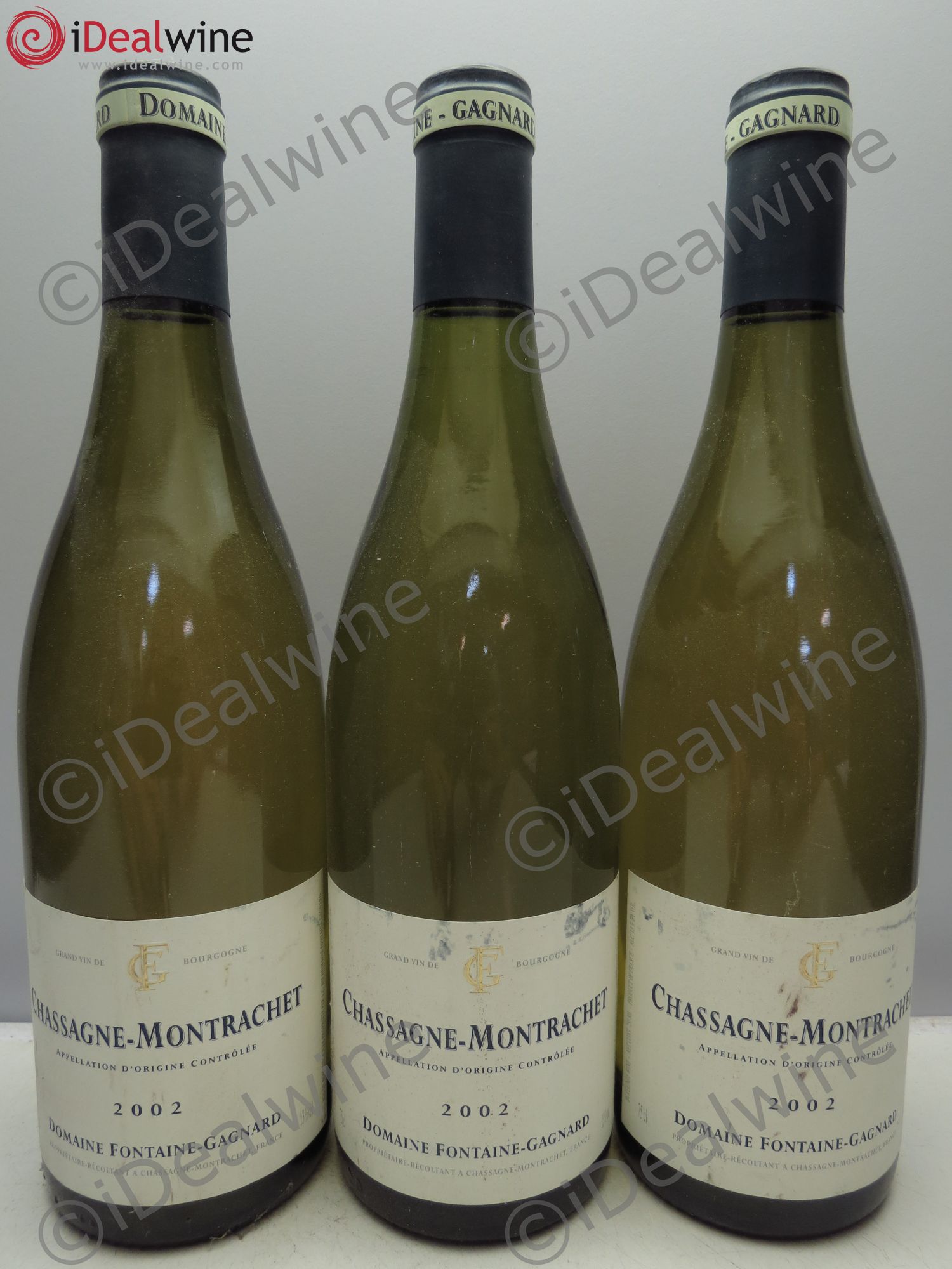 Chassagne-Montrachet 2002 - Lot de 3 bouteilles - 0