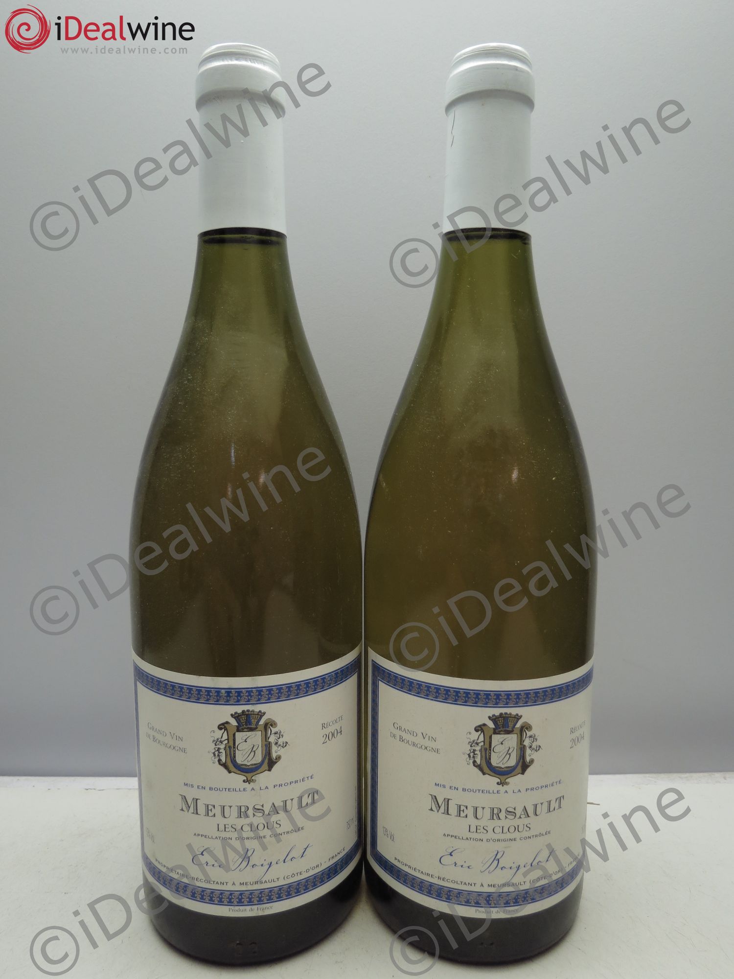 Meursault Les Clous Domaine Boigelot 2004 - Posten von 2 Flaschen - 0