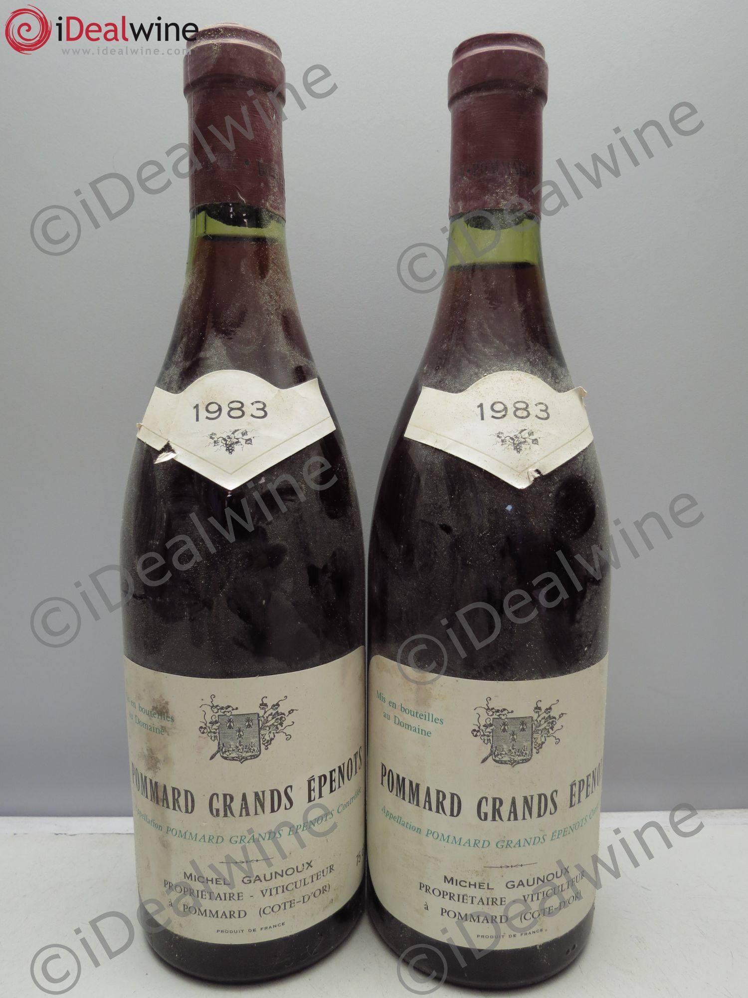 Pommard 1er Cru Grands Epenots Michel Gaunoux 1983 - Lot de 2 bouteilles - 0
