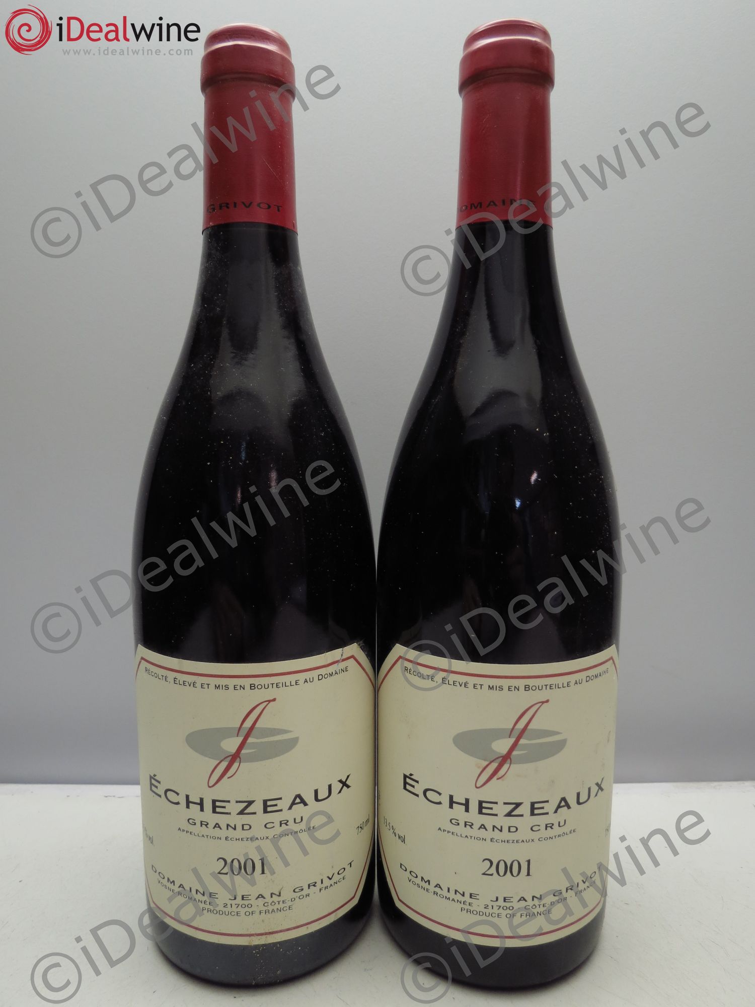 Echezeaux Grand Cru Jean Grivot 2001 - Lot de 2 bouteilles - 0