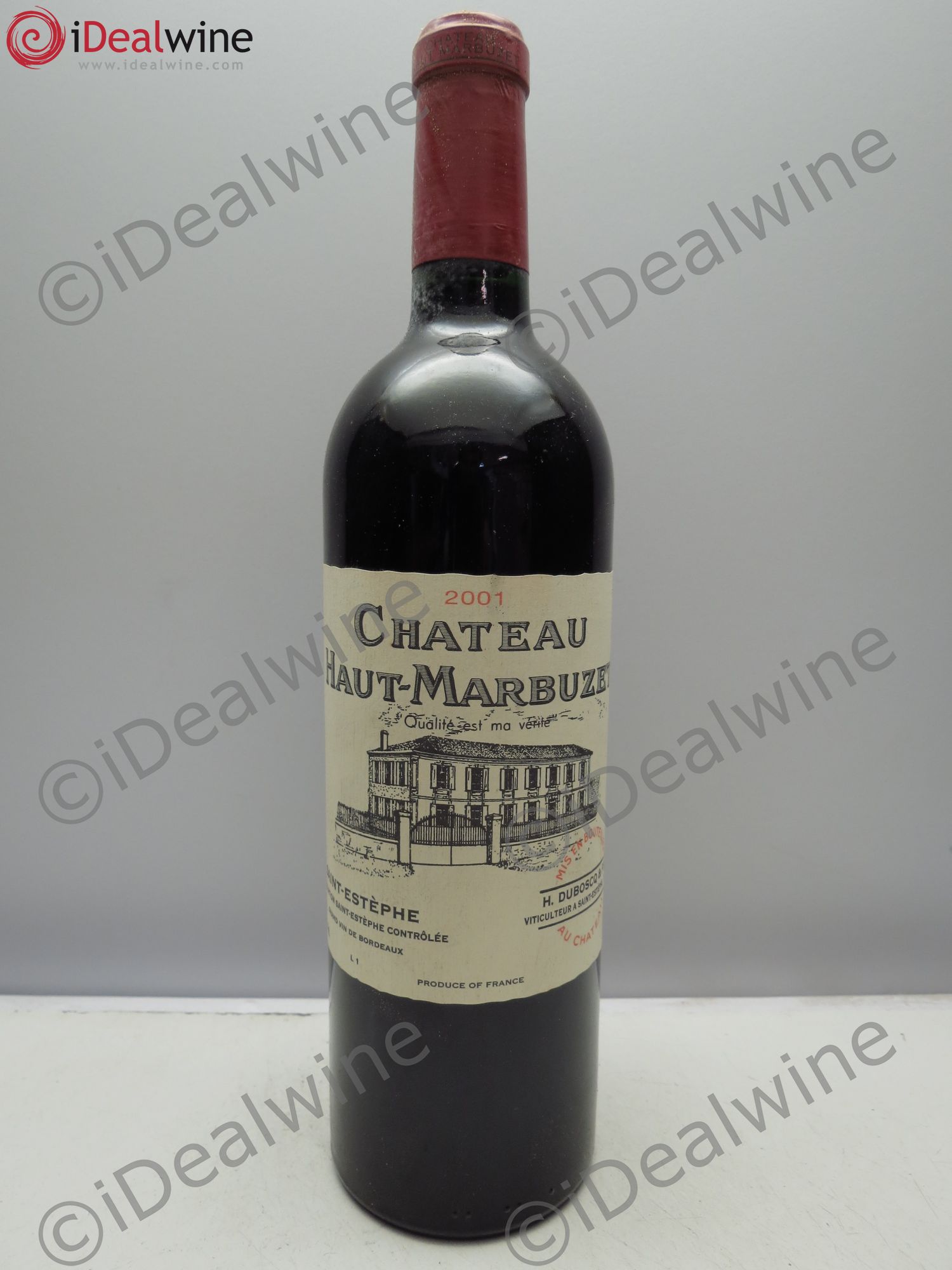 Château Haut Marbuzet 2001 - Lot de 1 bouteille - 0