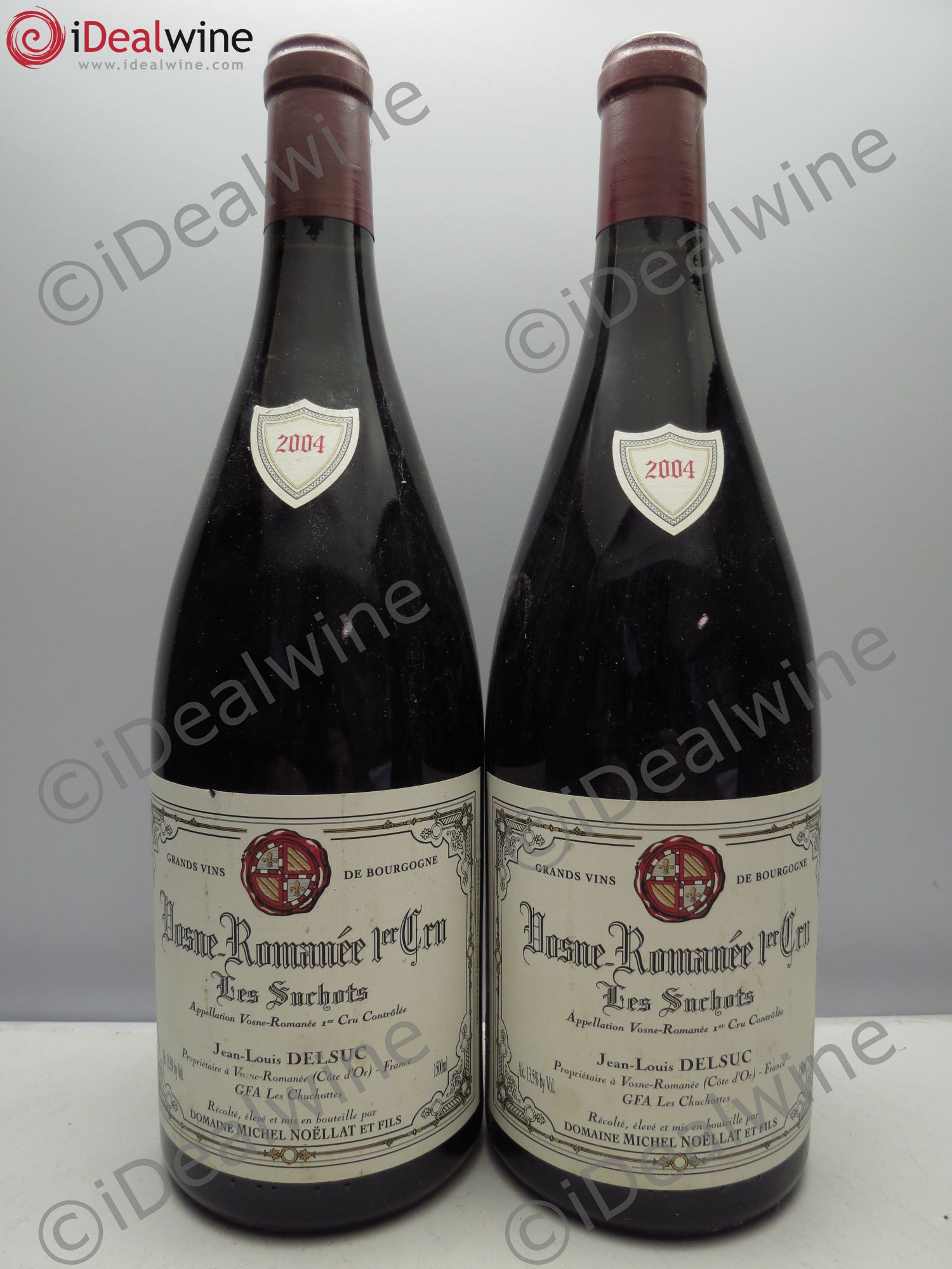Vosne-Romanée 1er Cru étiq. du GFA Les Chuchottes 2004 - Posten von 2 Magnum - 0