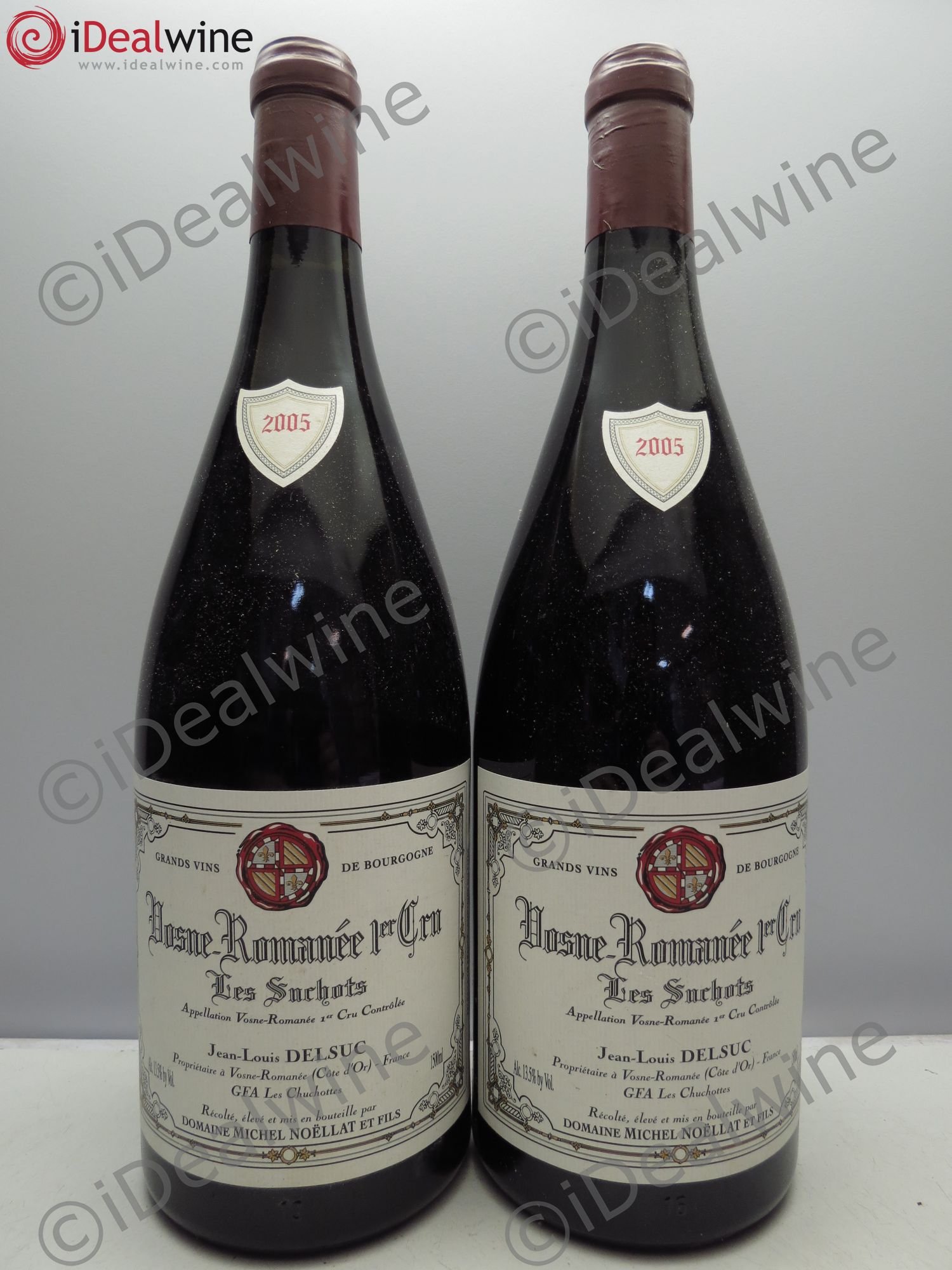 Vosne-Romanée 1er Cru étiq. du GFA Les Chuchottes 2005 - Posten von 2 Magnum - 0