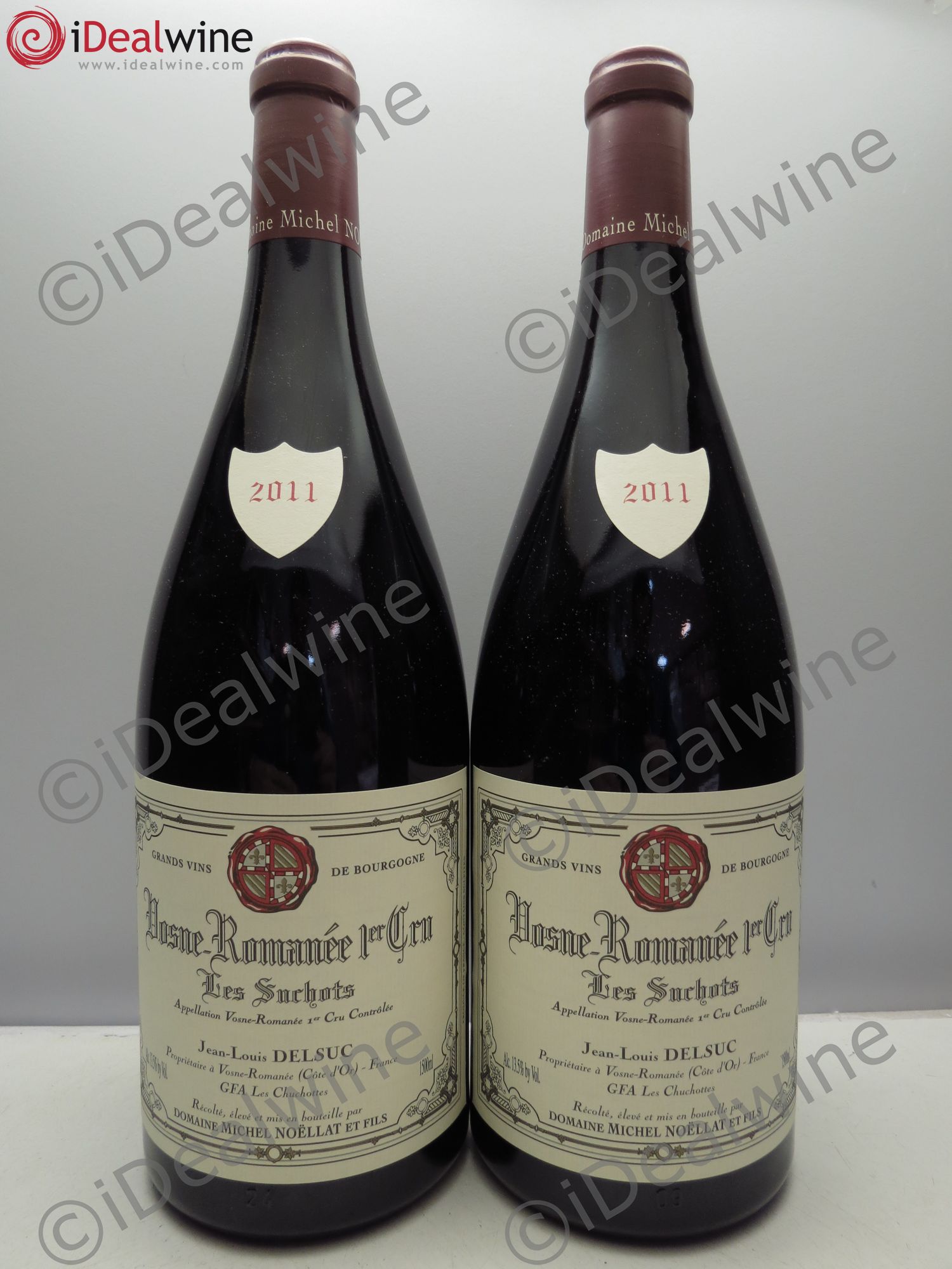 Vosne-Romanée 1er Cru étiq. du GFA Les Chuchottes 2011 - Posten von 2 Magnum - 0