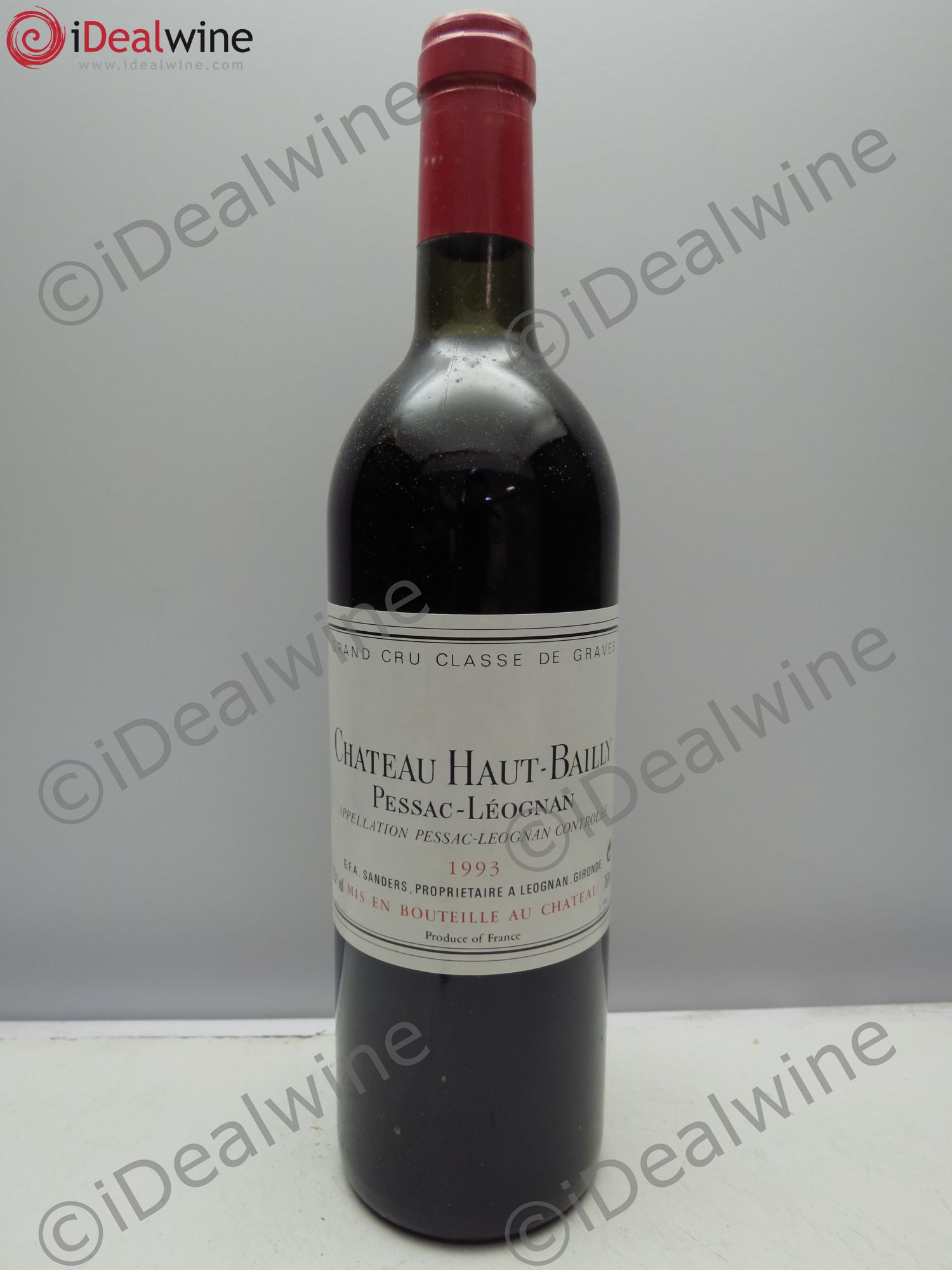 Château Haut-Bailly Cru Classé de Graves (CB sans couvercle) 1993 - Lot de 12 bouteilles - 0