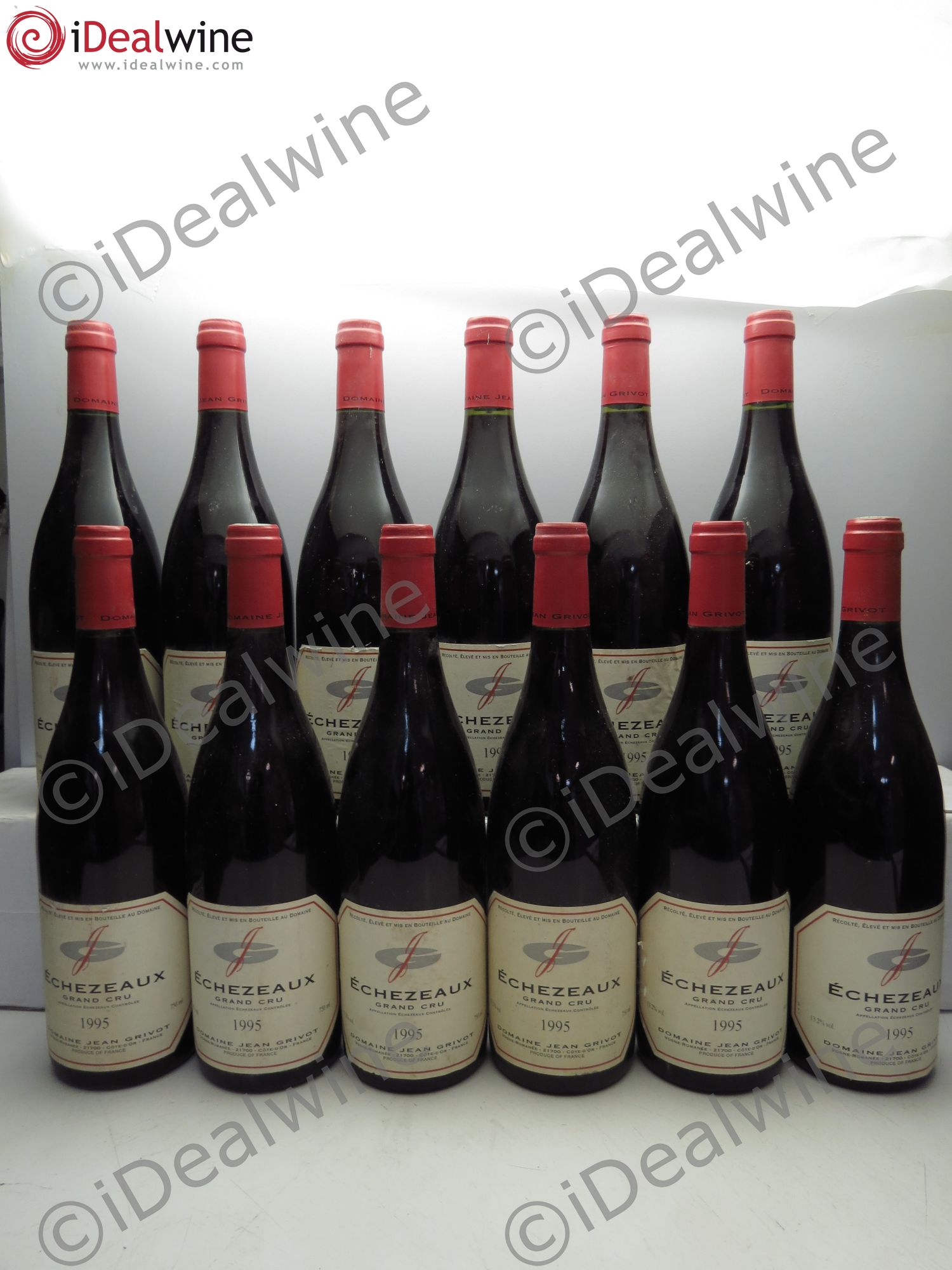 Echezeaux Grand Cru Jean Grivot 1995 - Lot de 12 bouteilles - 0