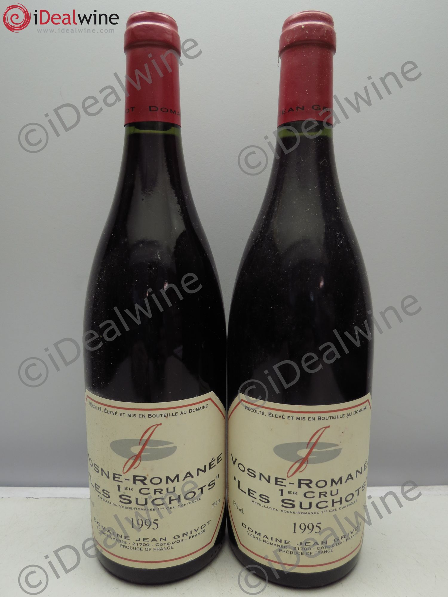 Vosne-Romanée 1er Cru Les Suchots Jean Grivot 1995 - Lot de 2 bouteilles - 0