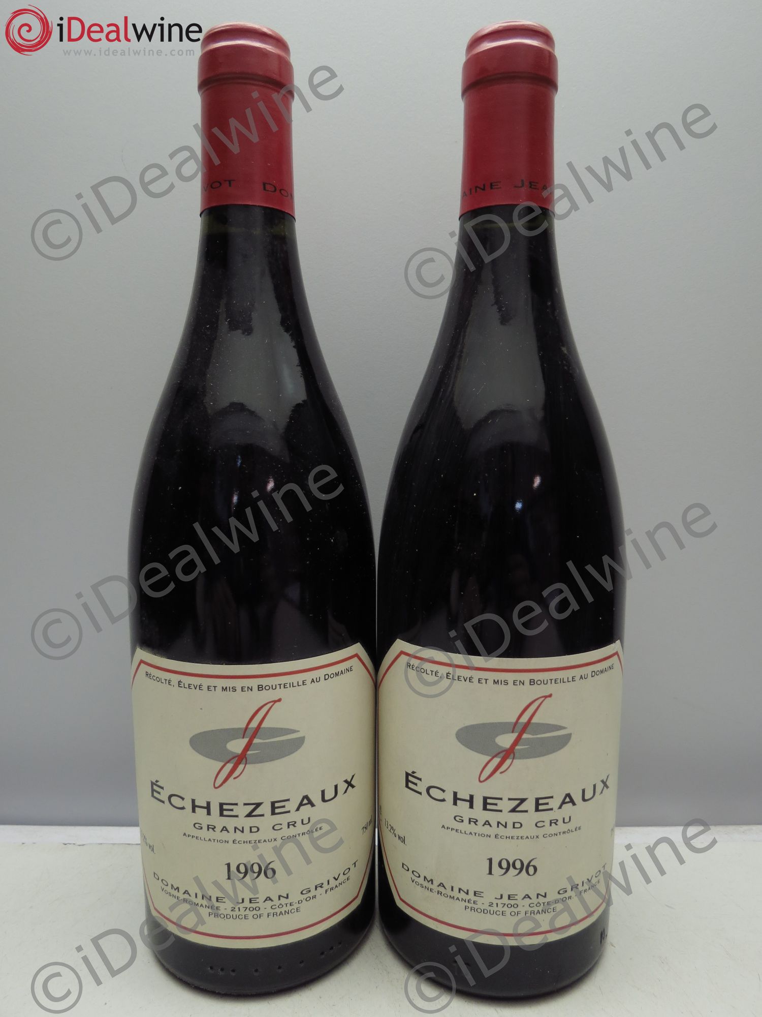 Echezeaux Grand Cru Jean Grivot 1996 - Lot de 2 bouteilles - 0