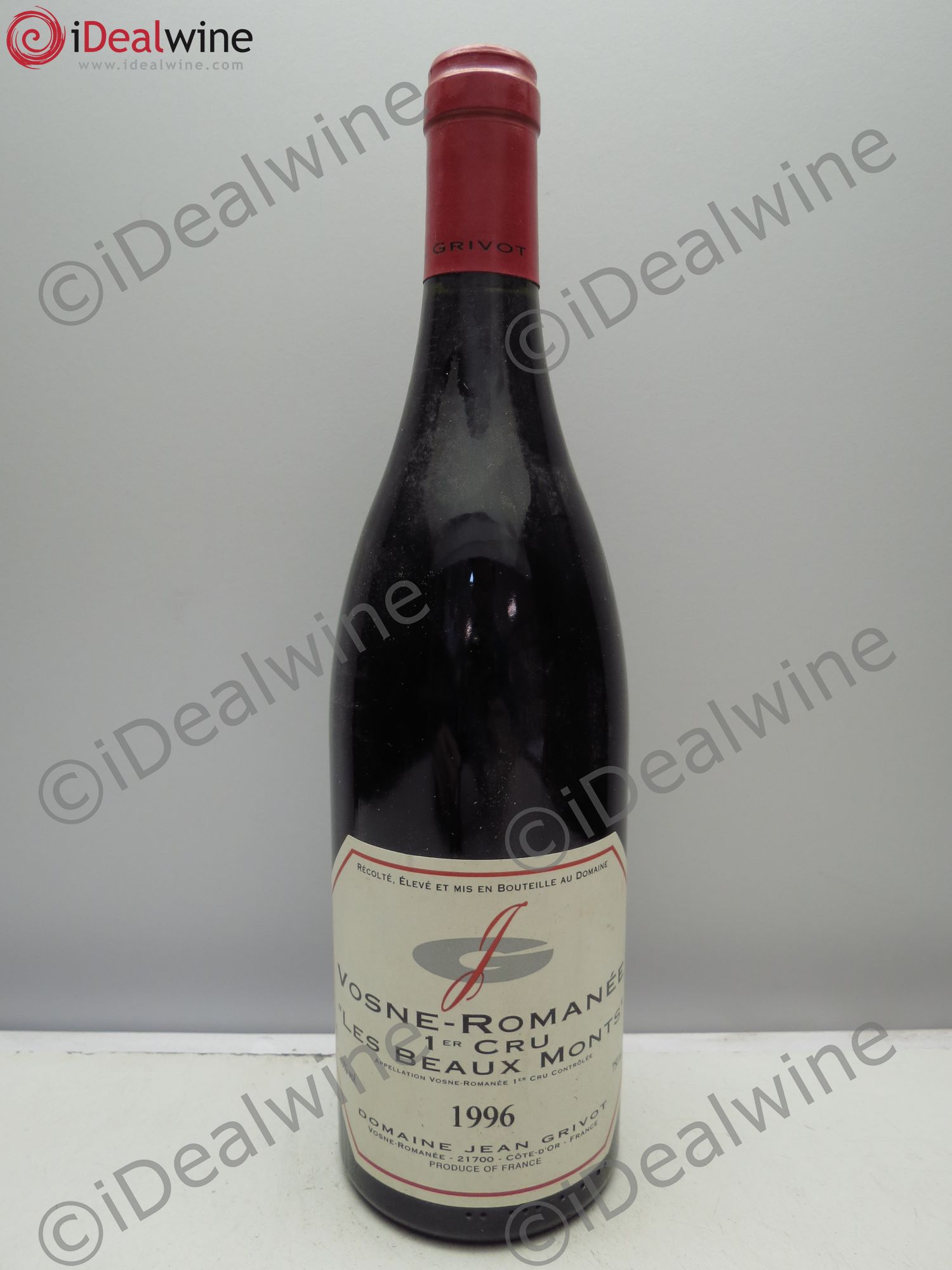 Vosne-Romanée 1er Cru Les Beaux-Monts Jean Grivot 1996 - Lot de 12 bouteilles - 0