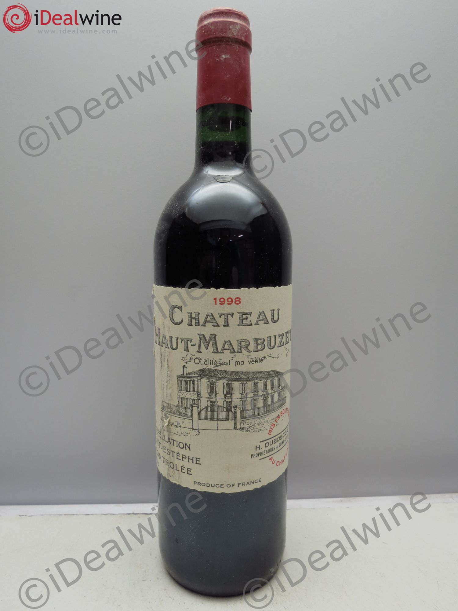 Château Haut Marbuzet 1998 - Lot de 6 bouteilles - 0