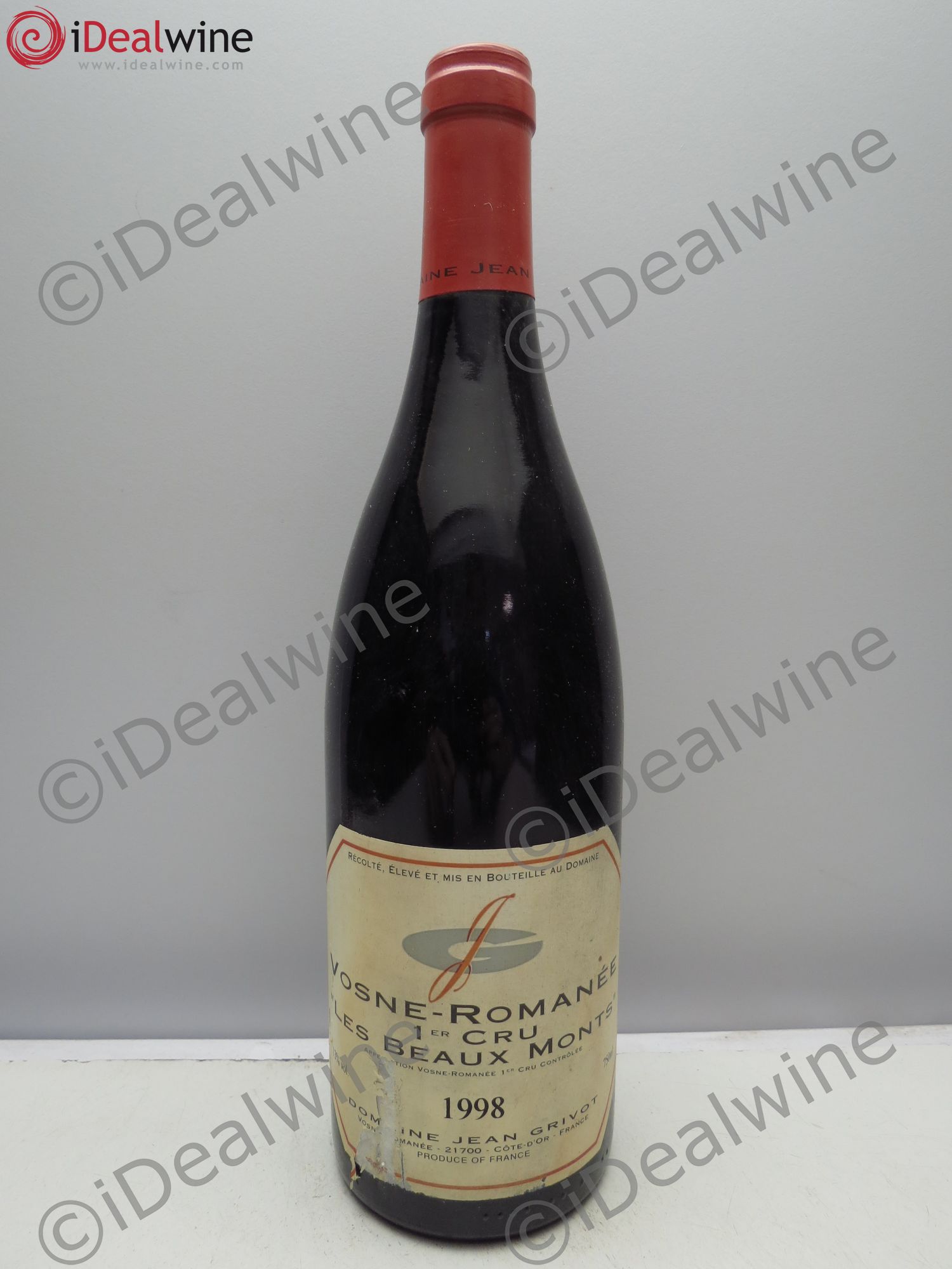 Vosne-Romanée 1er Cru Les Beaux-Monts Jean Grivot 1998 - Lot de 6 bouteilles - 0