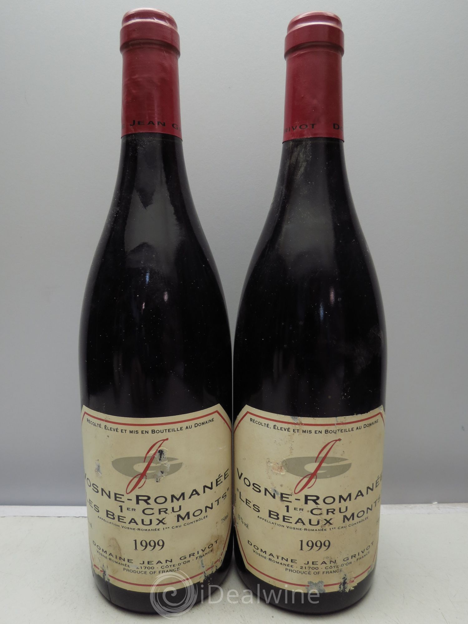 Vosne-Romanée 1er Cru Les Beaux-Monts Jean Grivot 1999 - Lot de 12 bouteilles - 1