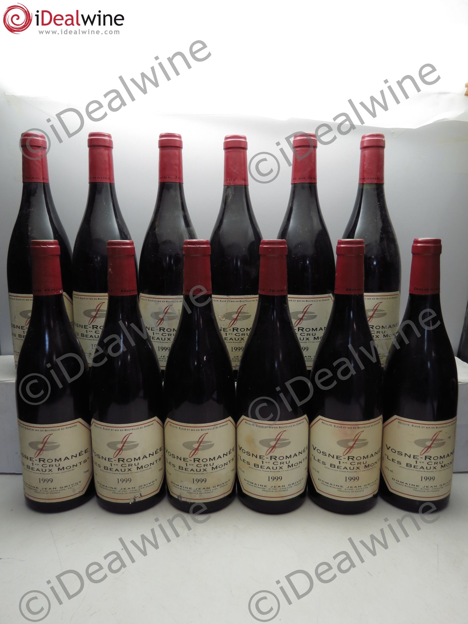 Vosne-Romanée 1er Cru Les Beaux-Monts Jean Grivot 1999 - Lot de 12 bouteilles - 0