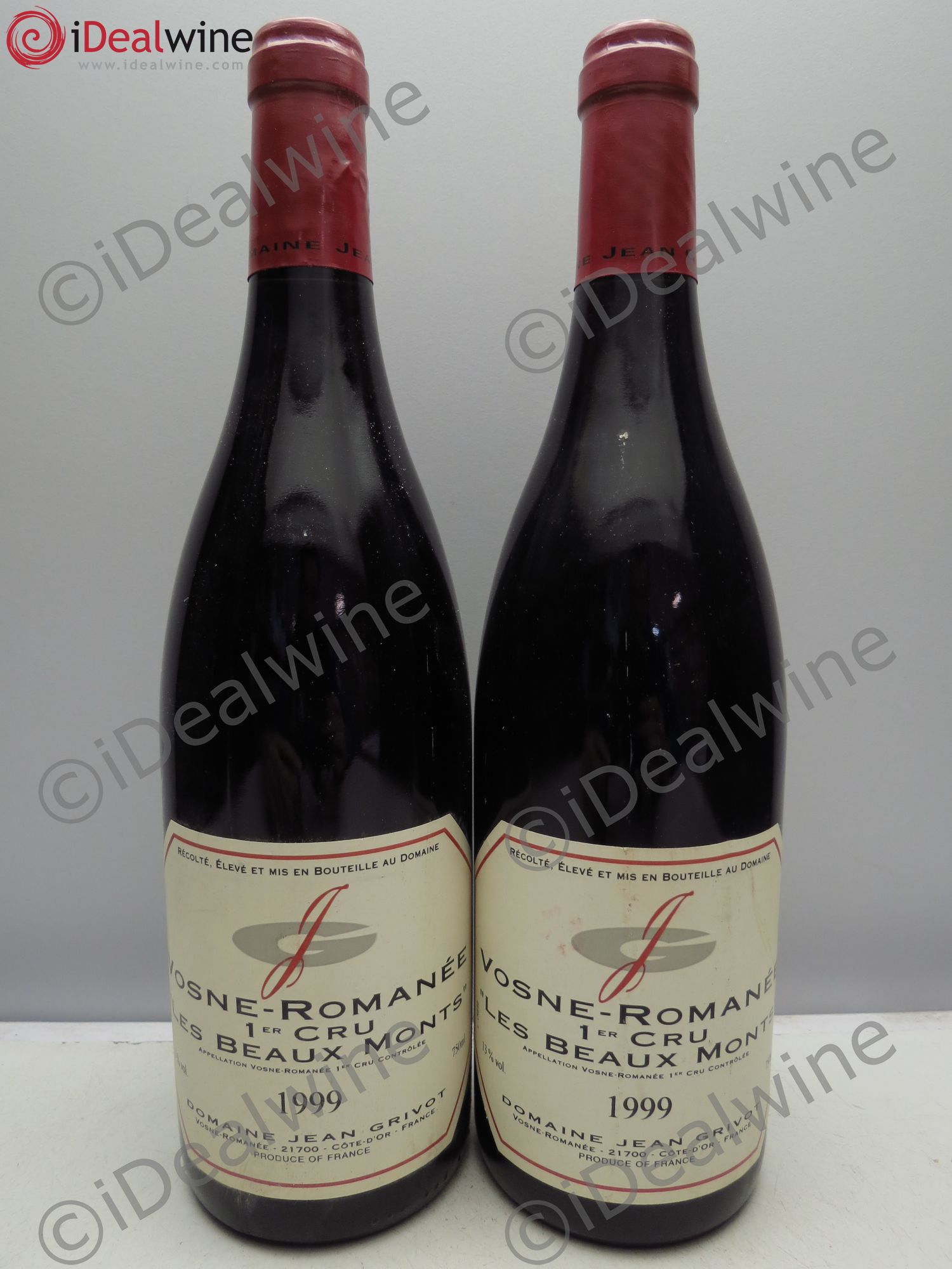 Vosne-Romanée 1er Cru Les Beaux-Monts Jean Grivot 1999 - Lot de 2 bouteilles - 0