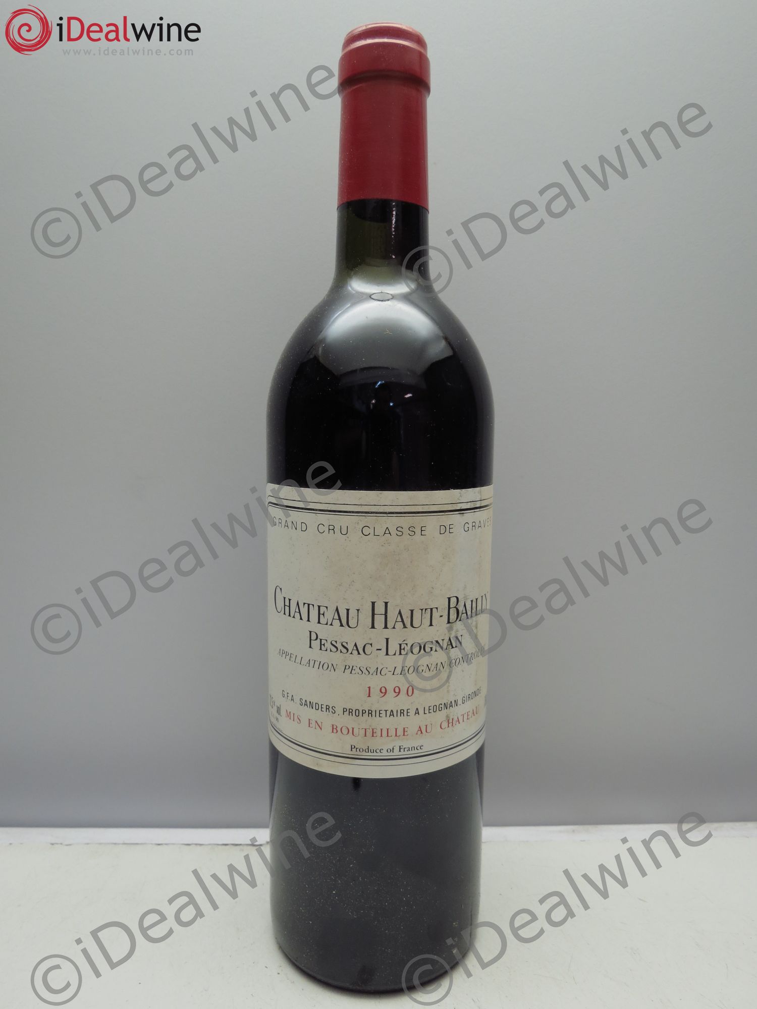 Château Haut-Bailly Cru Classé de Graves 1990 - Lot de 12 bouteilles - 0