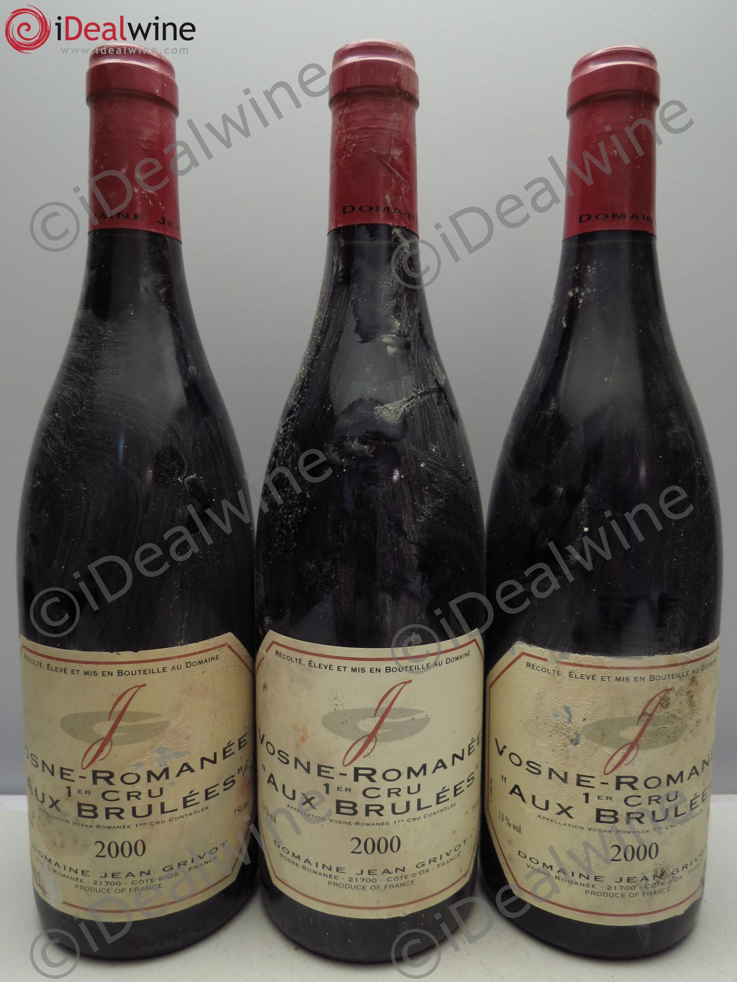 Vosne-Romanée 1er Cru Aux Brûlées Jean Grivot 2000 - Lot de 2 bouteilles - 0