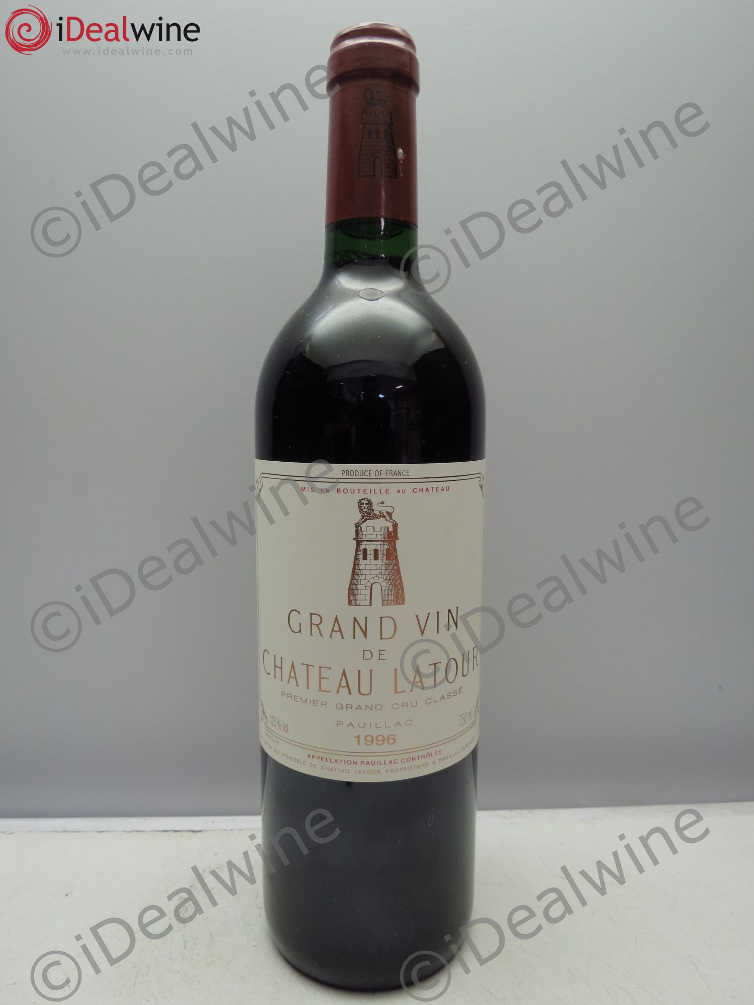 Château Latour 1er Grand Cru Classé 1996 - Lot de 1 bouteille - 0