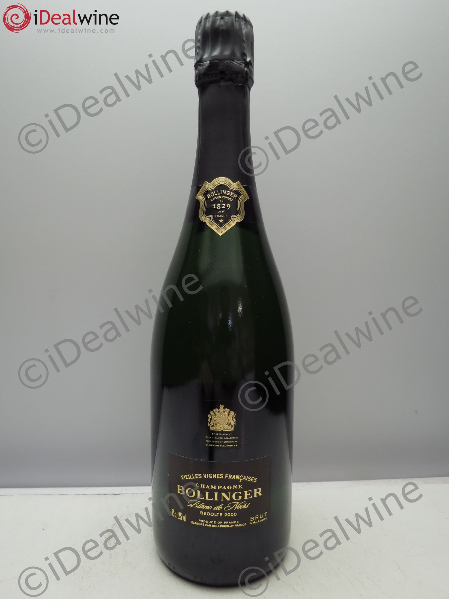 Brut Vieilles Vignes Françaises Bollinger (coffret) 2000 - Lot de 1 bouteille - 0