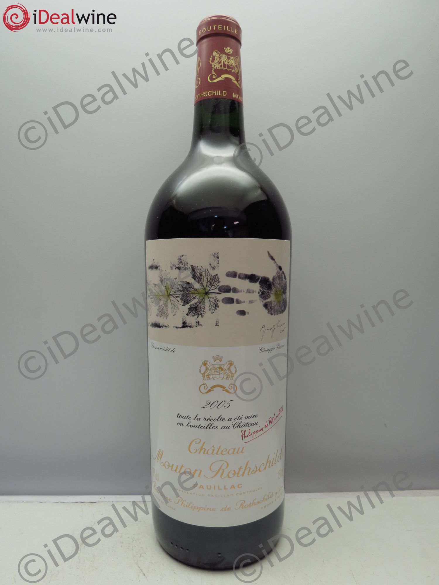 Château Mouton Rothschild 1er Grand Cru Classé 2005 - Lot de 1 magnum - 0