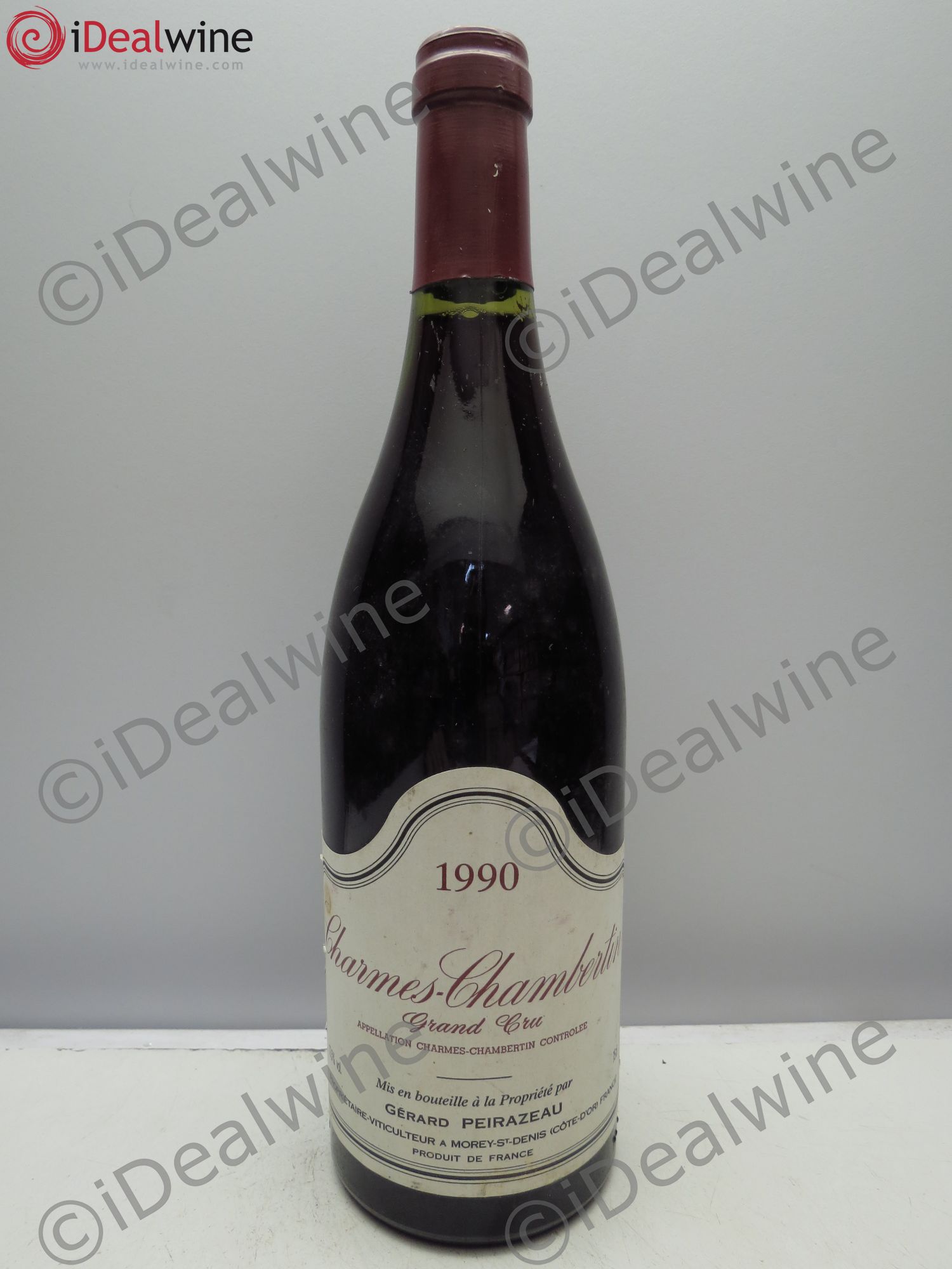 Charmes-Chambertin Grand Cru Peirazeau (sans prix de reserve/no reserve) 1990 - Posten von 1 Flasche - 0