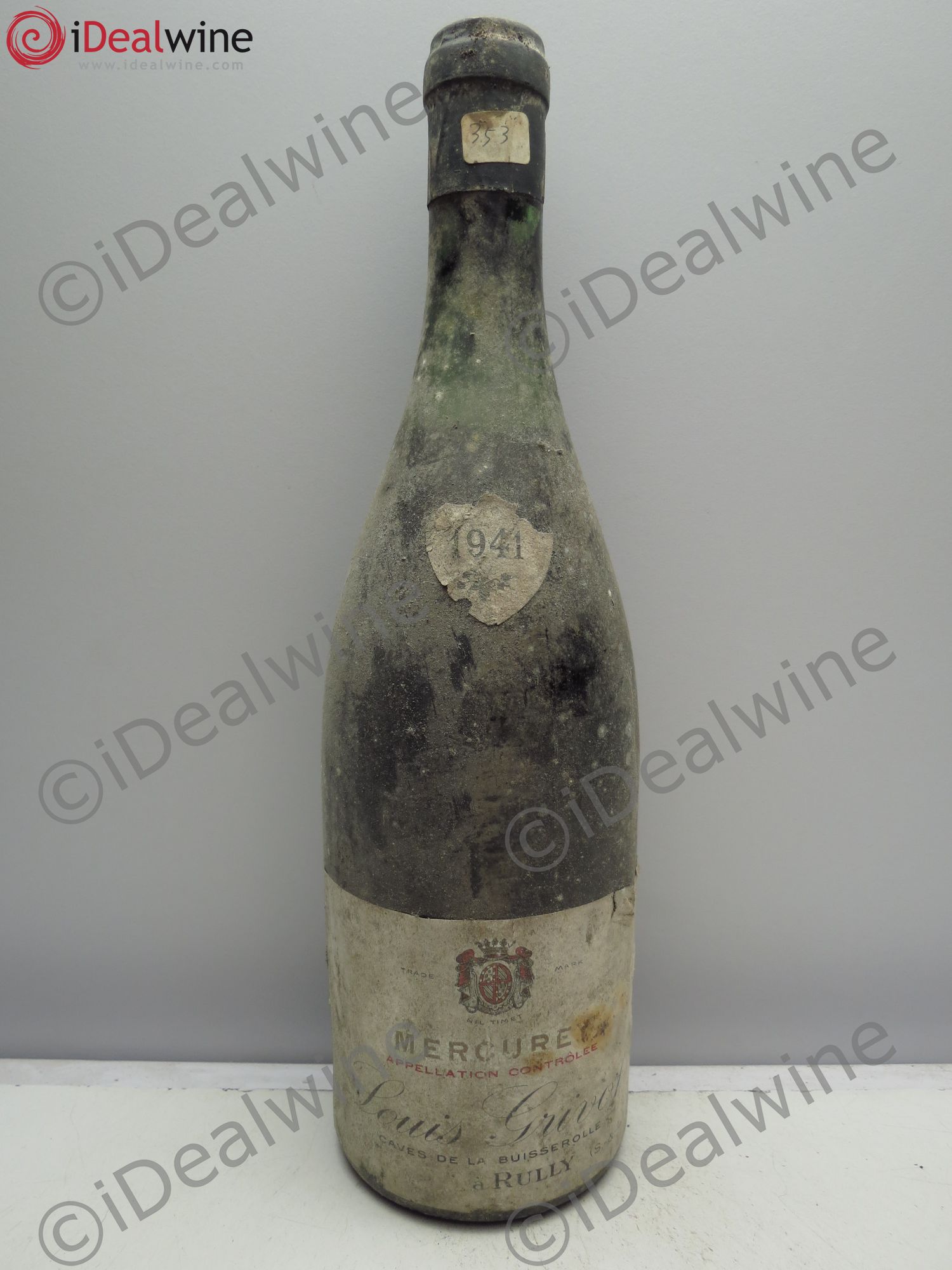 Mercurey Louis Grivot (sans prix de reserve/no reserve) 1941 - Posten von 1 Flasche - 0