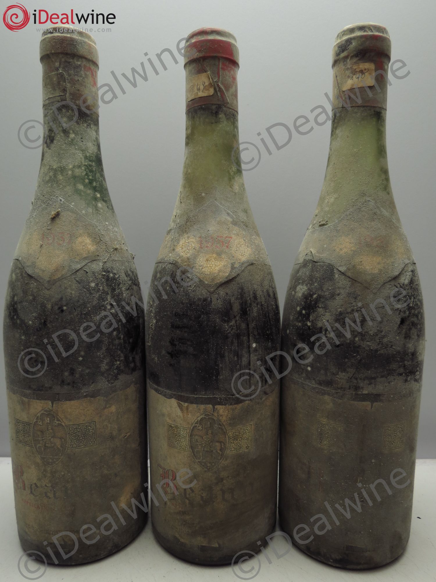 Beaune ML.Parisot (sans prix de reserve/no reserve) 1957 - Posten von 3 Flaschen - 0
