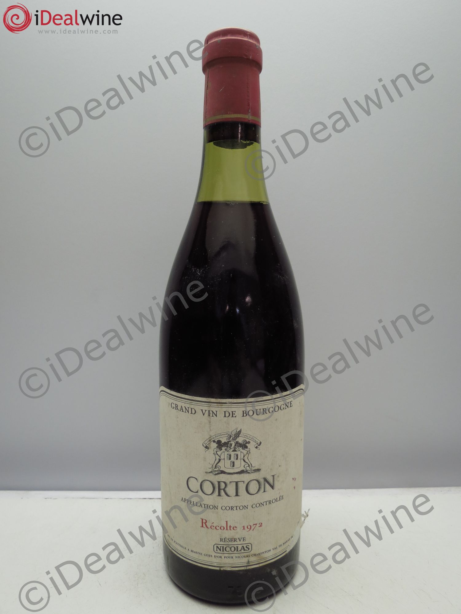 Corton Grand Cru Réserve Nicolas 1972 - Lot de 1 bouteille - 0